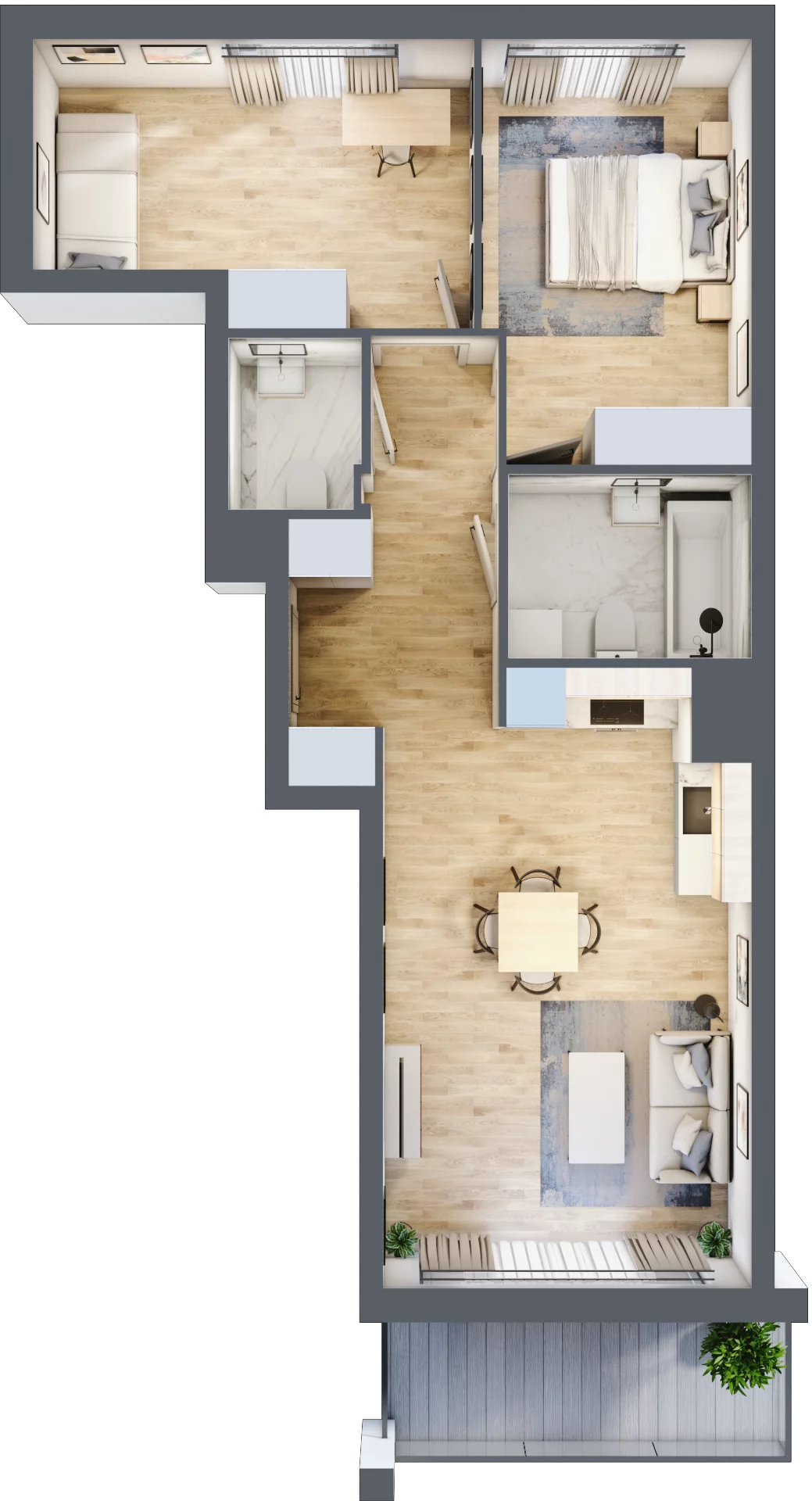 3 pokoje, mieszkanie 60,29 m², piętro 6, oferta nr 8A028, Ursus Centralny etap V i VI, Warszawa, Ursus, Szamoty, ul. Kazimierza Gierdziejewskiego