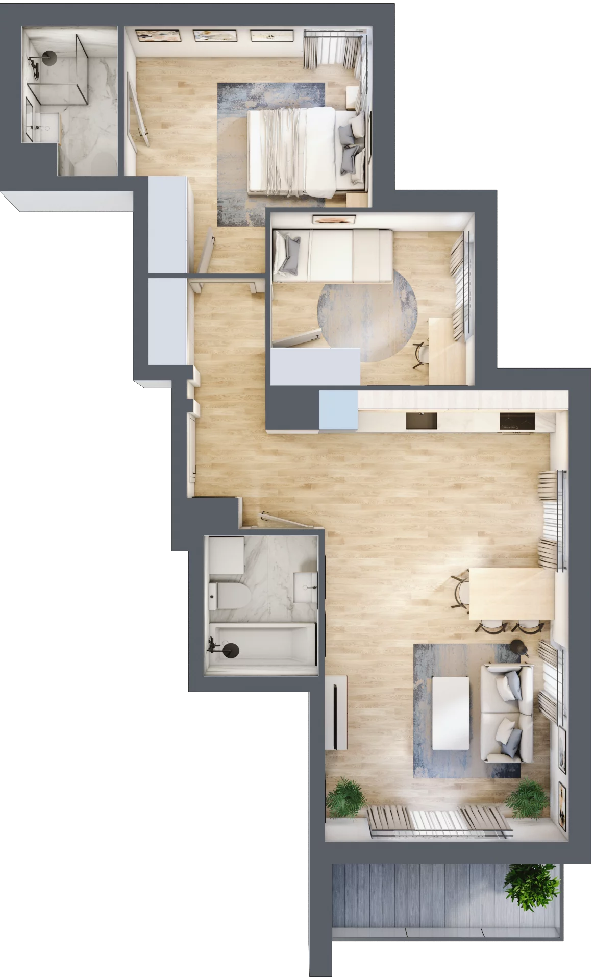 3 pokoje, mieszkanie 61,69 m², piętro 1, oferta nr 8B038, Ursus Centralny etap V i VI, Warszawa, Ursus, Szamoty, ul. Kazimierza Gierdziejewskiego