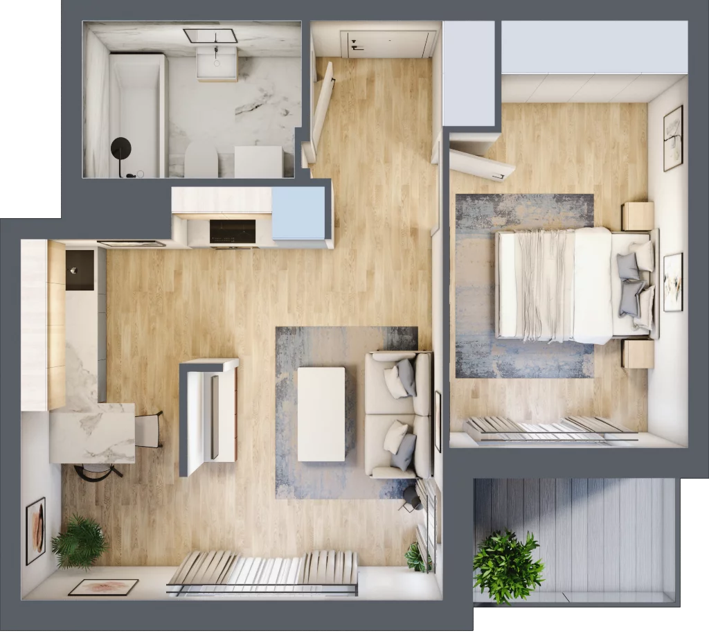 2 pokoje, mieszkanie 42,33 m², piętro 5, oferta nr 8A024, Ursus Centralny etap V i VI, Warszawa, Ursus, Szamoty, ul. Kazimierza Gierdziejewskiego