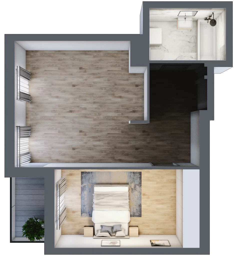 2 pokoje, mieszkanie 46,52 m², piętro 5, oferta nr 9B068, Ursus Centralny, Warszawa, Ursus, Szamoty, ul. Kazimierza Gierdziejewskiego