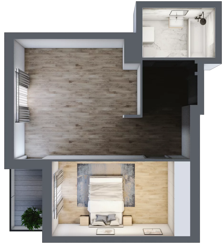 2 pokoje, mieszkanie 46,52 m², piętro 6, oferta nr 9B077, Ursus Centralny, Warszawa, Ursus, Szamoty, ul. Kazimierza Gierdziejewskiego