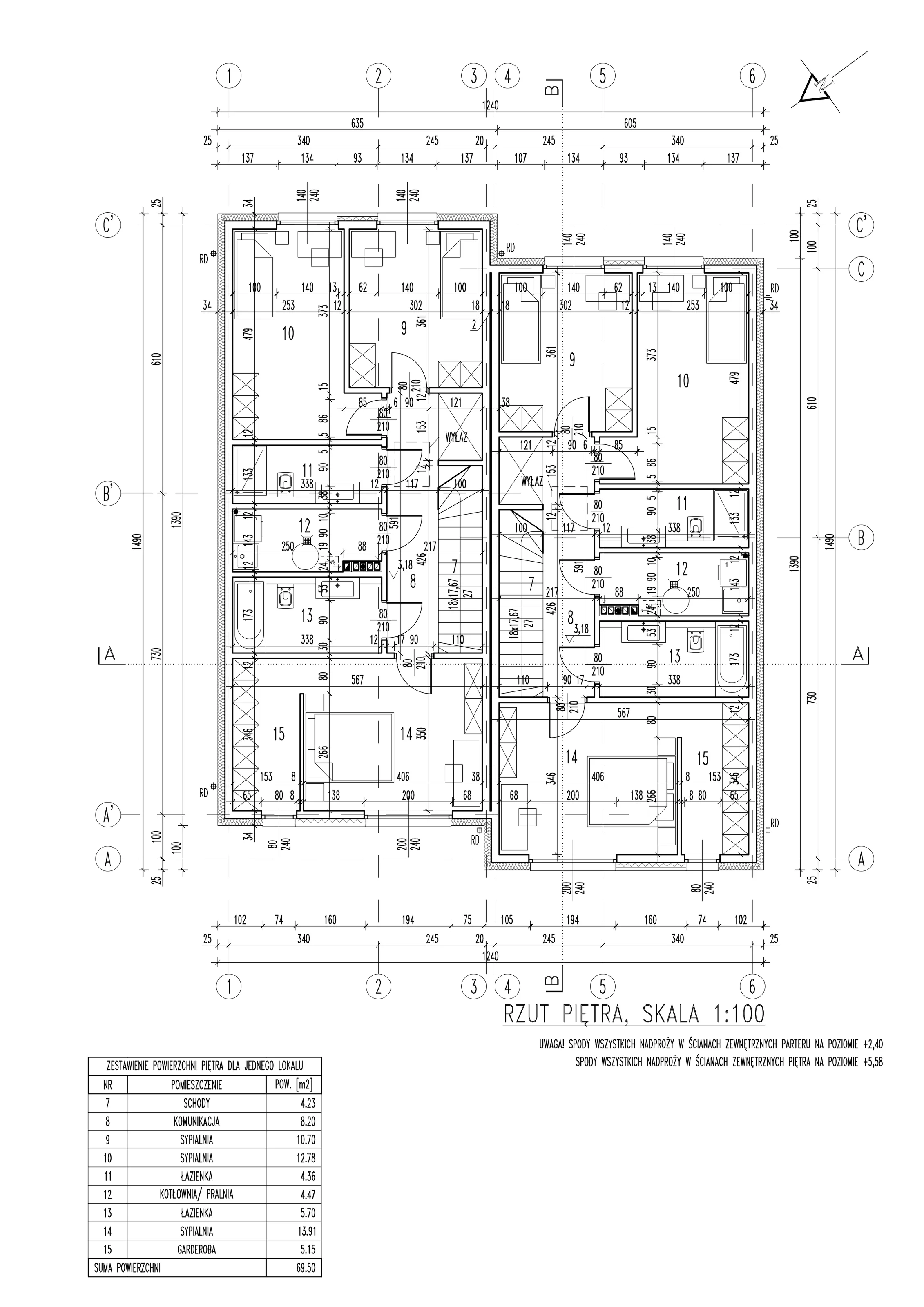 Dom 129,09 m², oferta nr 4A-2, Osiedle Wyjątkowa, Łomianki Dolne, ul. Wyjątkowa
