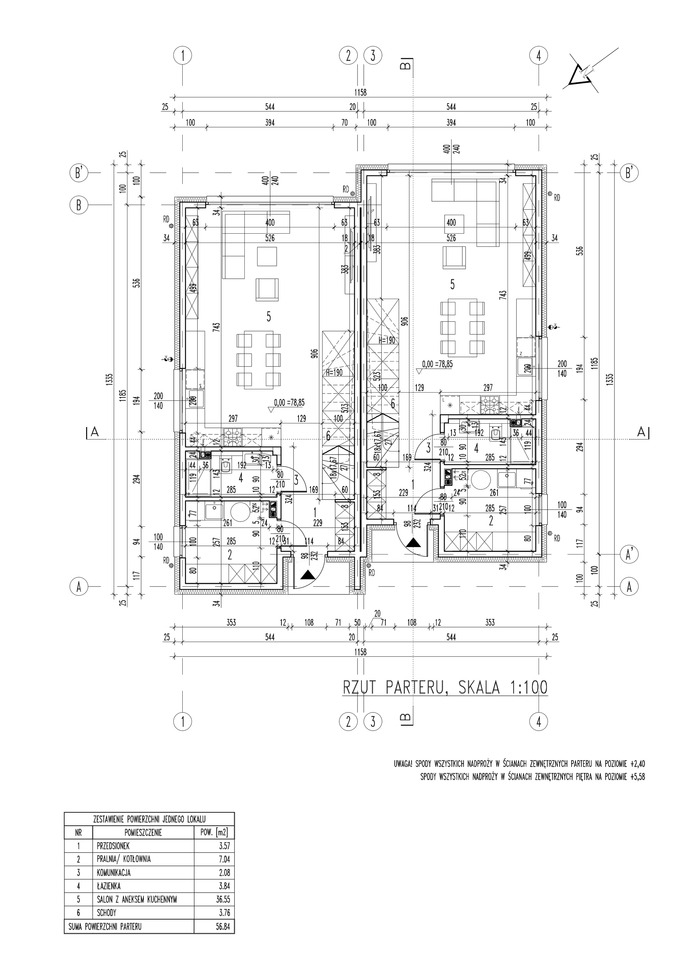 Dom 106,01 m², oferta nr 8B-2, Osiedle Wyjątkowa, Łomianki Dolne, ul. Wyjątkowa
