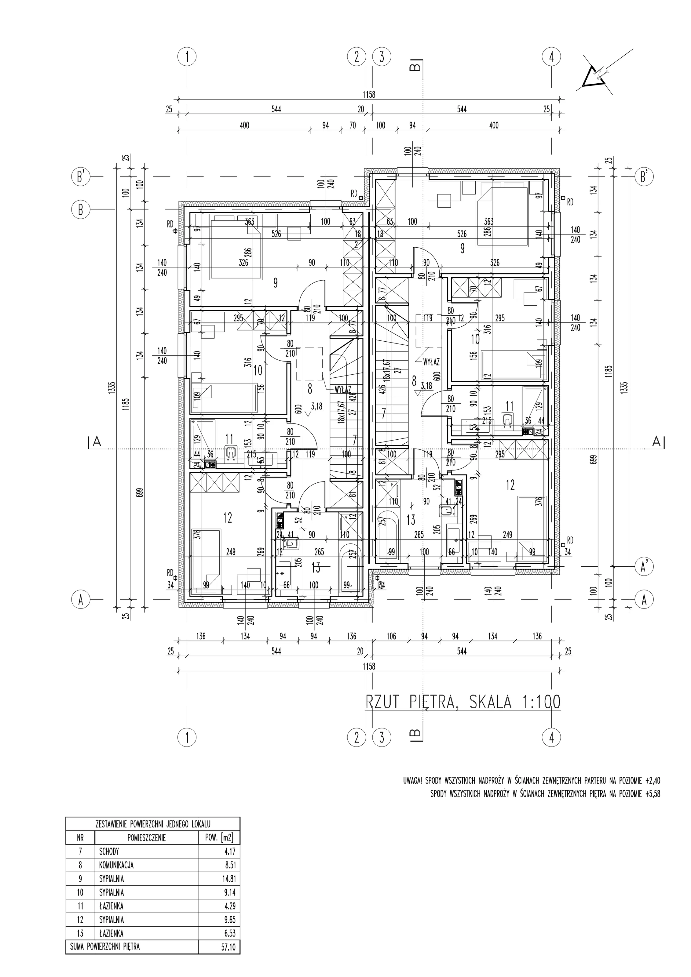 Dom 106,01 m², oferta nr 8B-2, Osiedle Wyjątkowa, Łomianki Dolne, ul. Wyjątkowa
