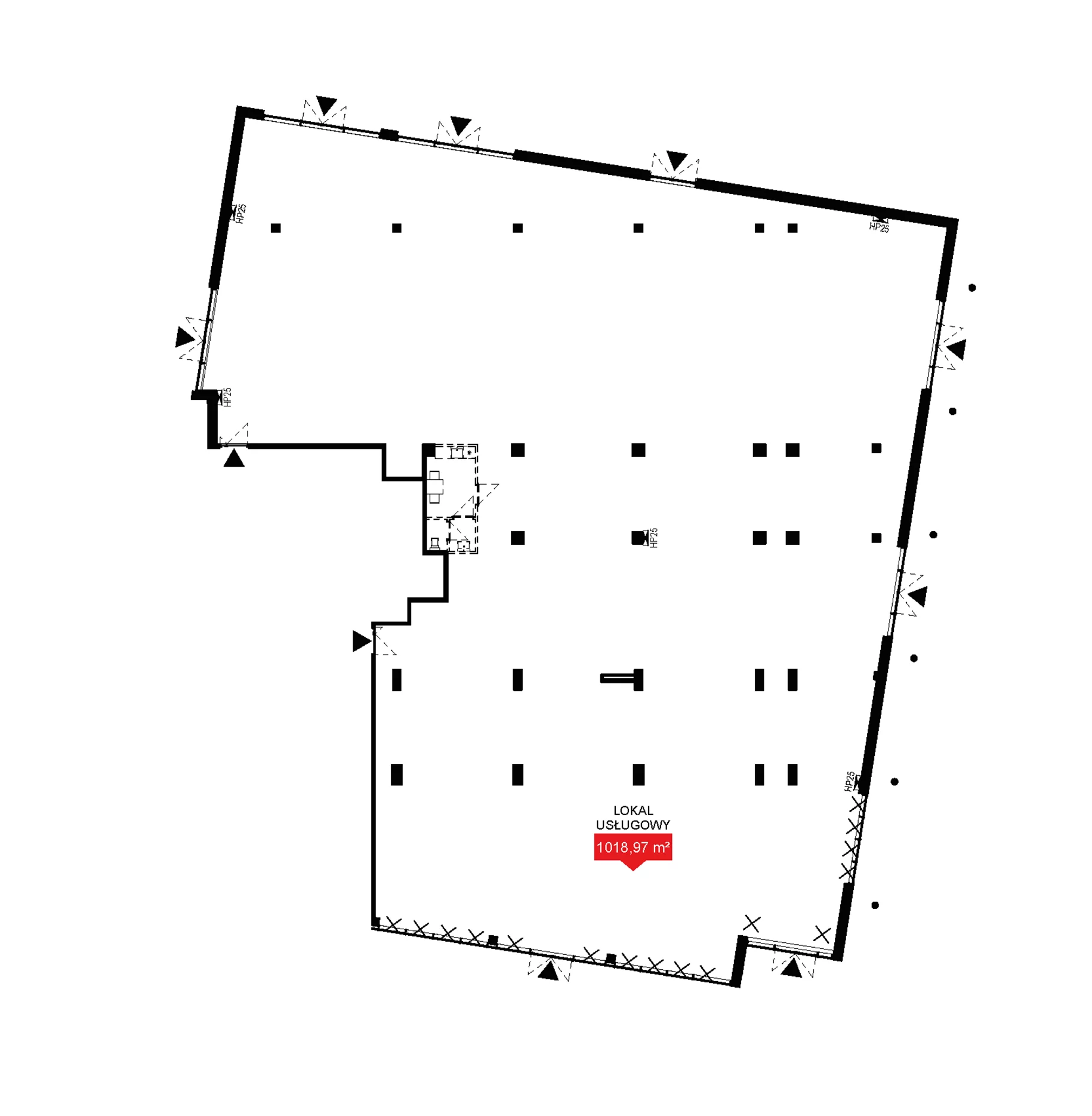 1 pokój, lokal inwestycyjny 25,36 m², piętro 1, oferta nr A1 006LU, 29L - lokale inwestycyjne, Kraków, Prądnik Biały, Górka Narodowa, ul. Nad Strugą 17