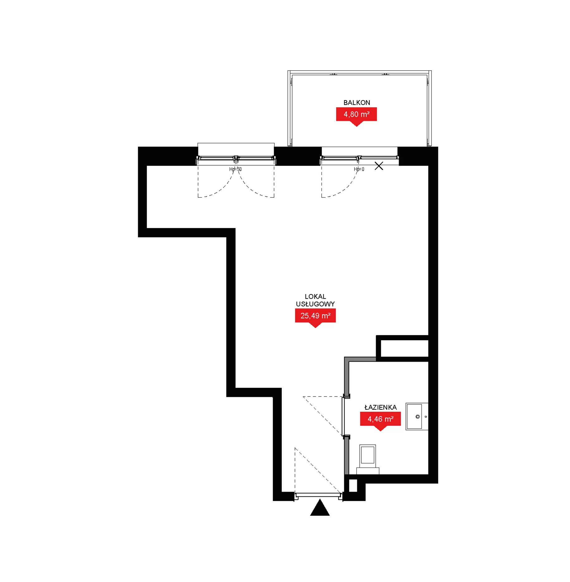 1 pokój, lokal inwestycyjny 29,95 m², piętro 6, oferta nr A1 071LU, 29L - lokale inwestycyjne, Kraków, Prądnik Biały, ul. Nad Strugą 17