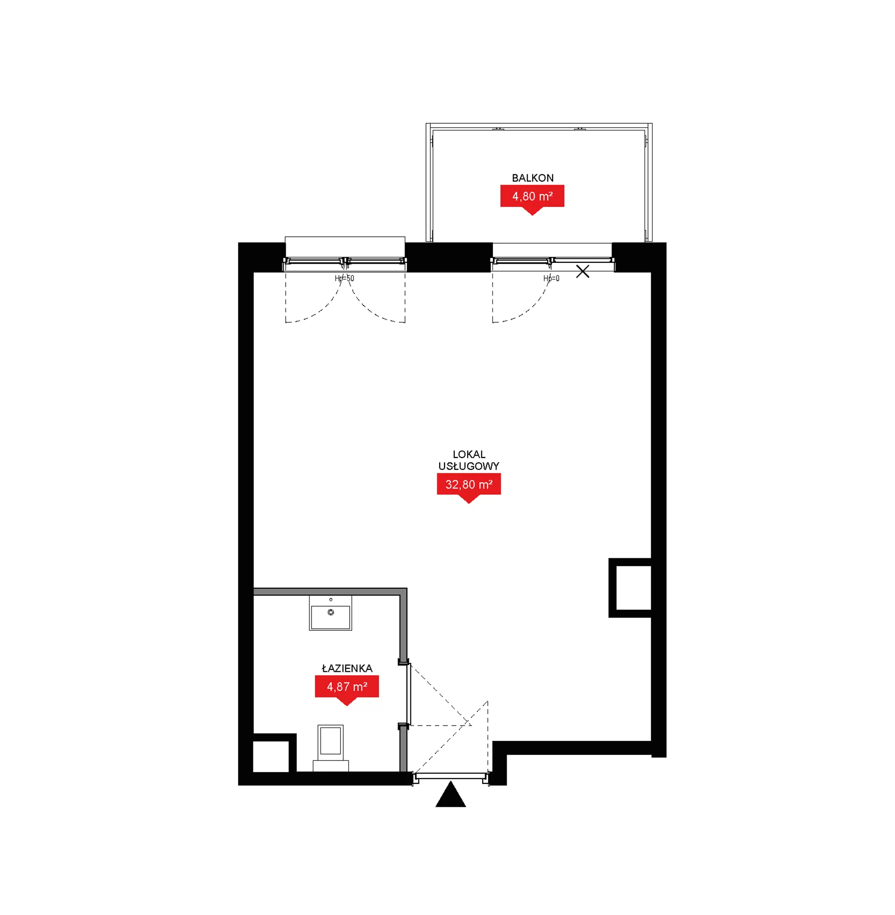1 pokój, lokal inwestycyjny 37,67 m², piętro 6, oferta nr A1 084LU, 29L - lokale inwestycyjne, Kraków, Prądnik Biały, ul. Nad Strugą 17