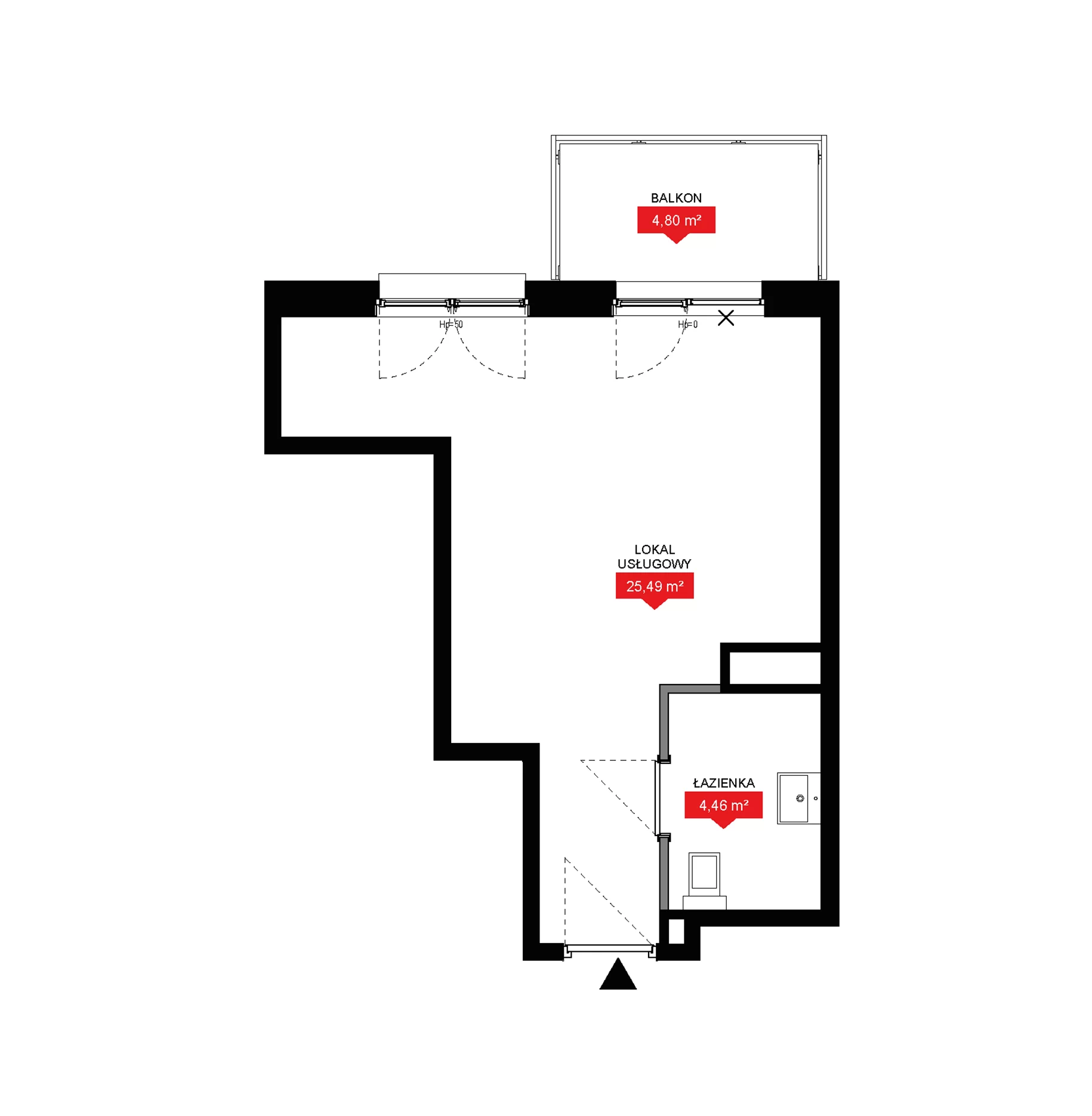 1 pokój, lokal inwestycyjny 29,95 m², piętro 7, oferta nr A1 085LU, 29L - lokale inwestycyjne, Kraków, Prądnik Biały, ul. Nad Strugą 17