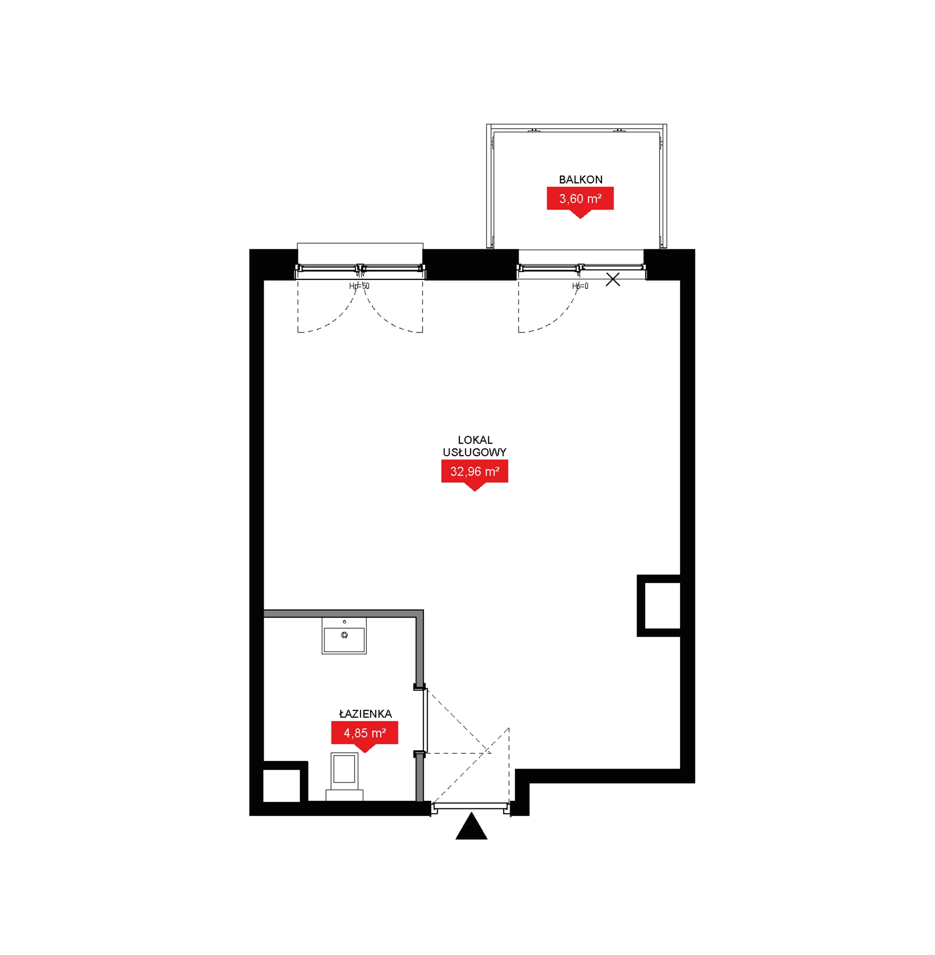 1 pokój, lokal inwestycyjny 37,81 m², piętro 7, oferta nr A1 097LU, 29L - lokale inwestycyjne, Kraków, Prądnik Biały, ul. Nad Strugą 17
