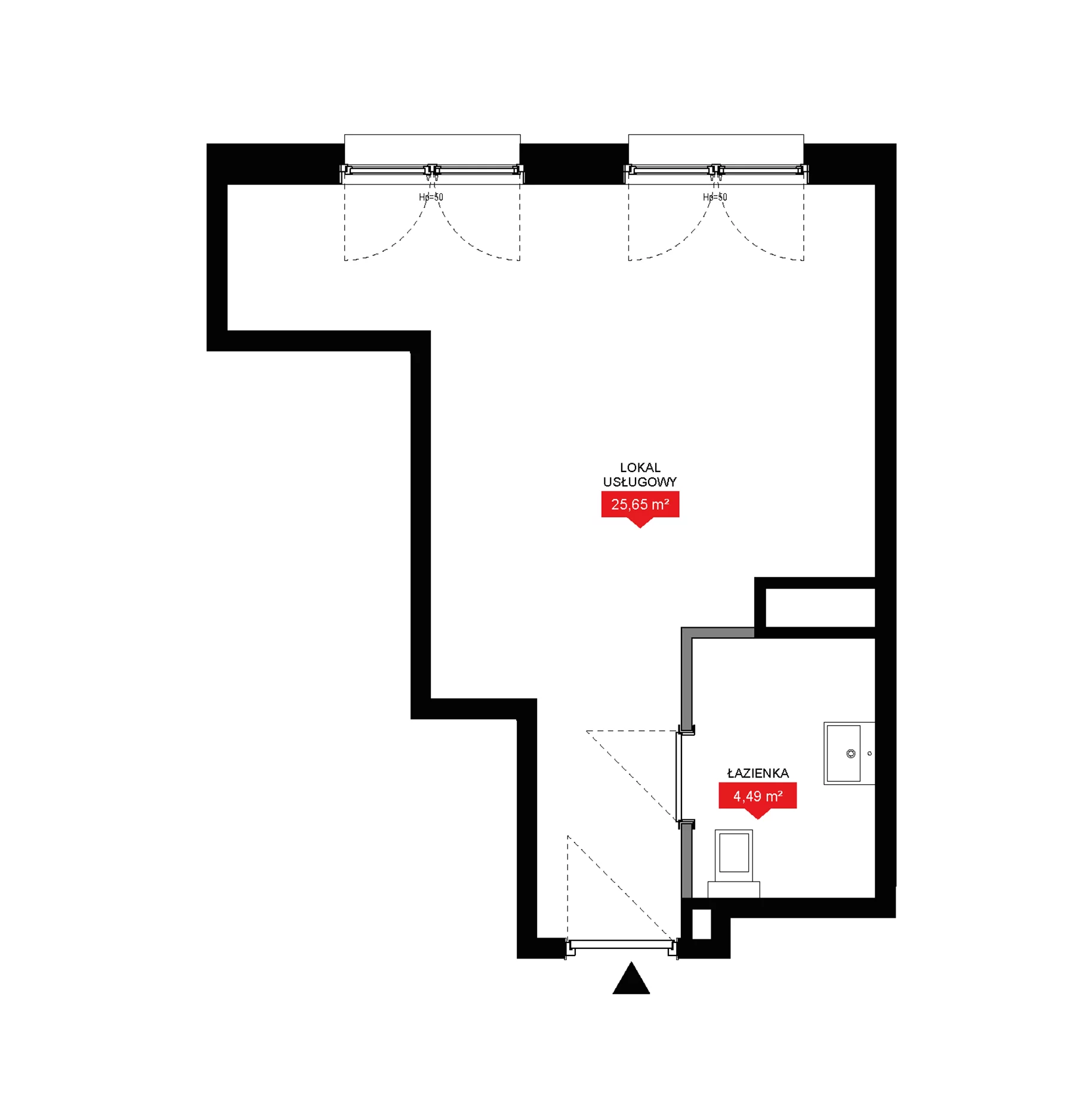 1 pokój, lokal inwestycyjny 30,14 m², piętro 8, oferta nr A1 099LU, 29L - lokale inwestycyjne, Kraków, Prądnik Biały, ul. Nad Strugą 17