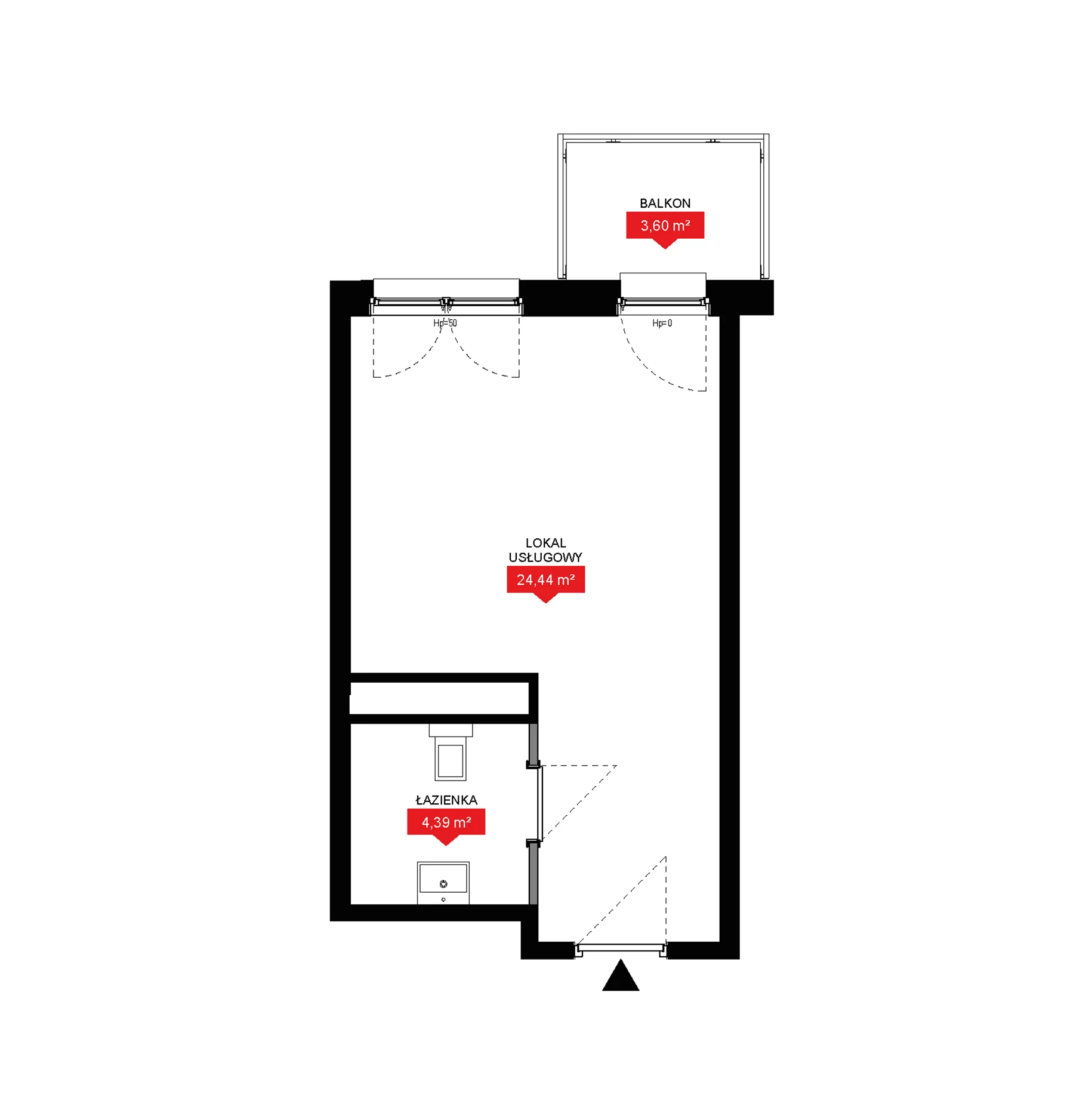 1 pokój, lokal inwestycyjny 28,83 m², piętro 1, oferta nr A2 175LU, 29L - lokale inwestycyjne, Kraków, Prądnik Biały, ul. Nad Strugą 17