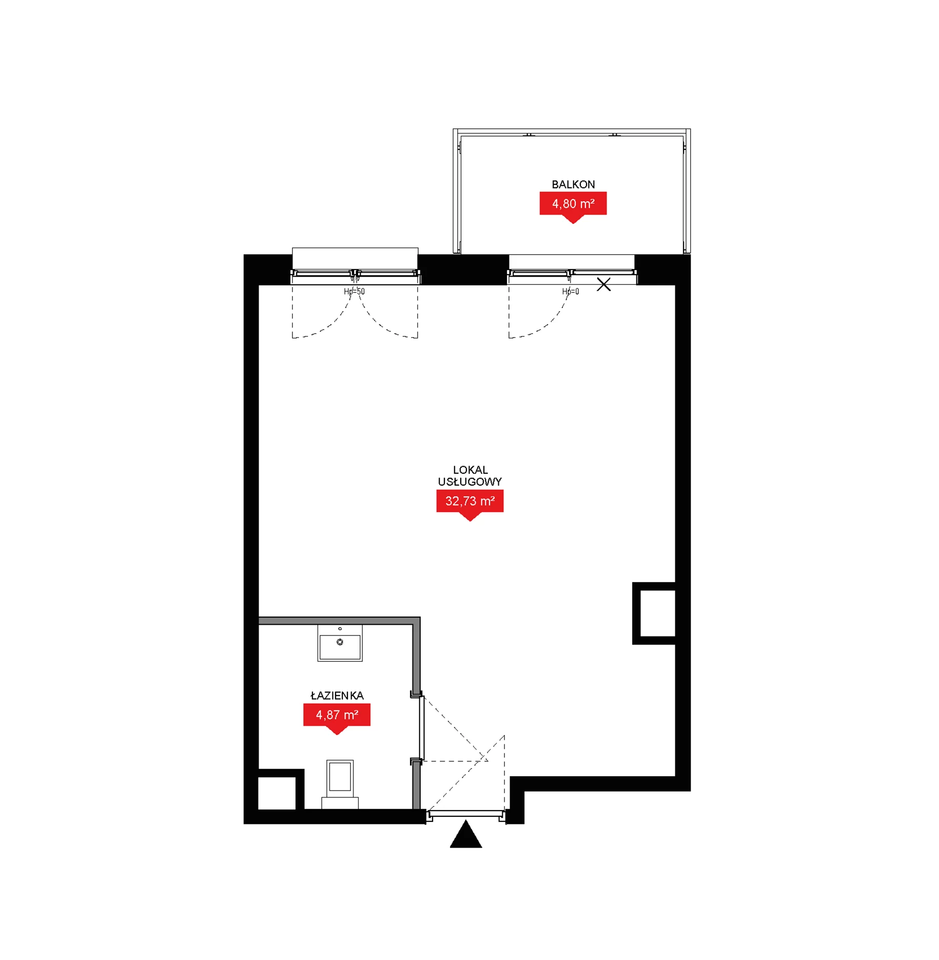 1 pokój, lokal inwestycyjny 37,60 m², piętro 7, oferta nr A2 278LU, 29L - lokale inwestycyjne, Kraków, Prądnik Biały, ul. Nad Strugą 17