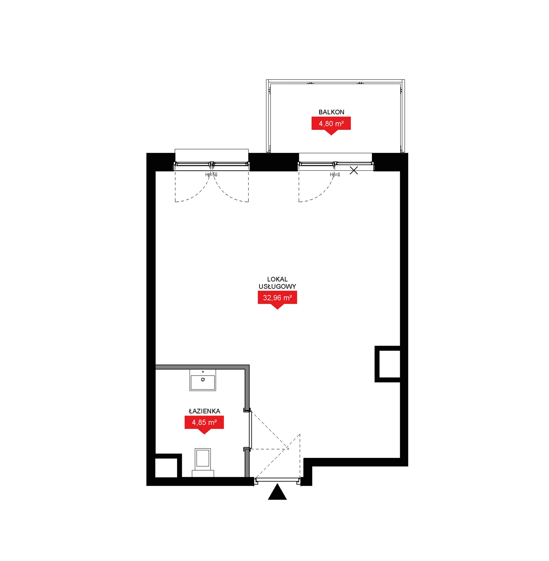 1 pokój, lokal inwestycyjny 37,81 m², piętro 7, oferta nr A2 280LU, 29L - lokale inwestycyjne, Kraków, Prądnik Biały, ul. Nad Strugą 17