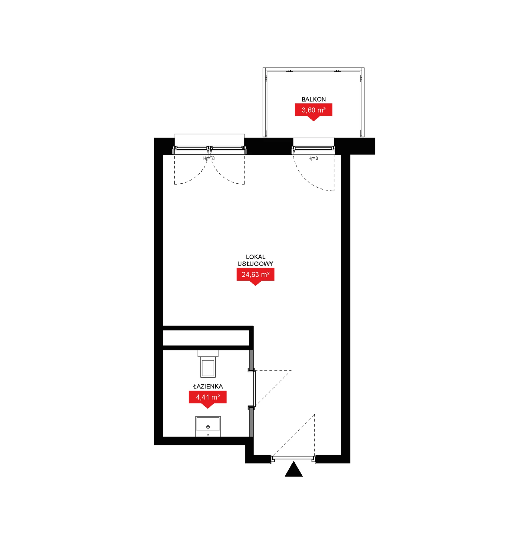 1 pokój, lokal inwestycyjny 29,04 m², piętro 7, oferta nr A2 295LU, 29L - lokale inwestycyjne, Kraków, Prądnik Biały, Górka Narodowa, ul. Nad Strugą 17