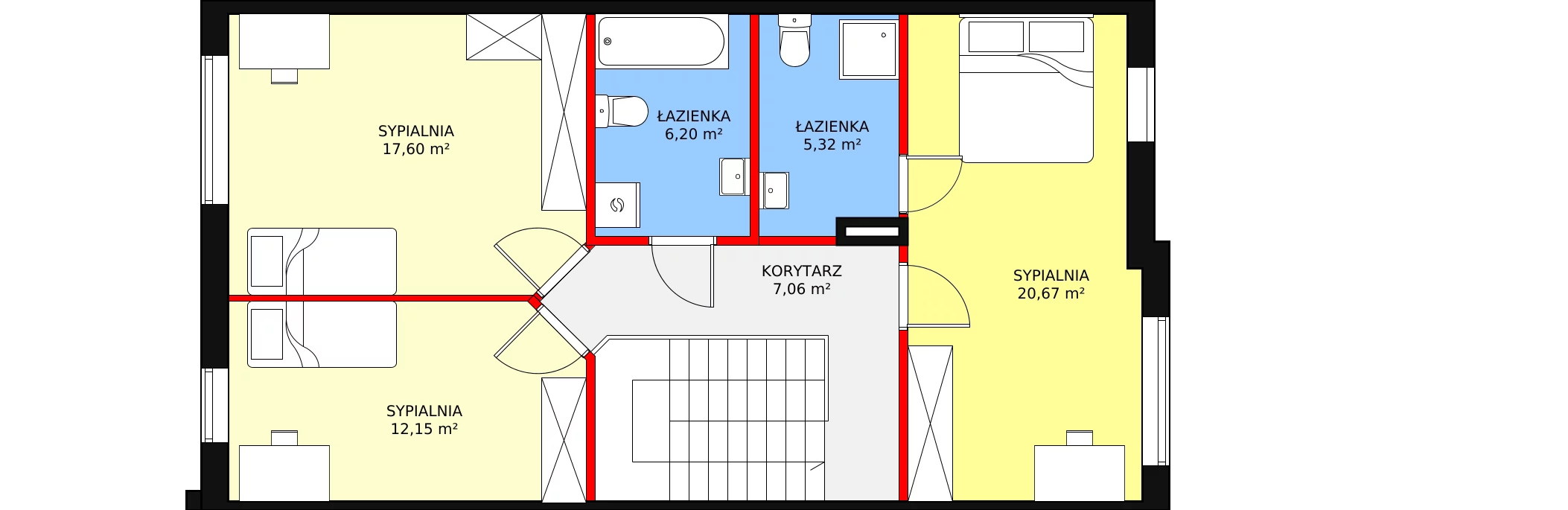 Mieszkanie 149,04 m², parter, oferta nr 1B, Szeroka 140, Warszawa, Rembertów, ul. Szeroka 140