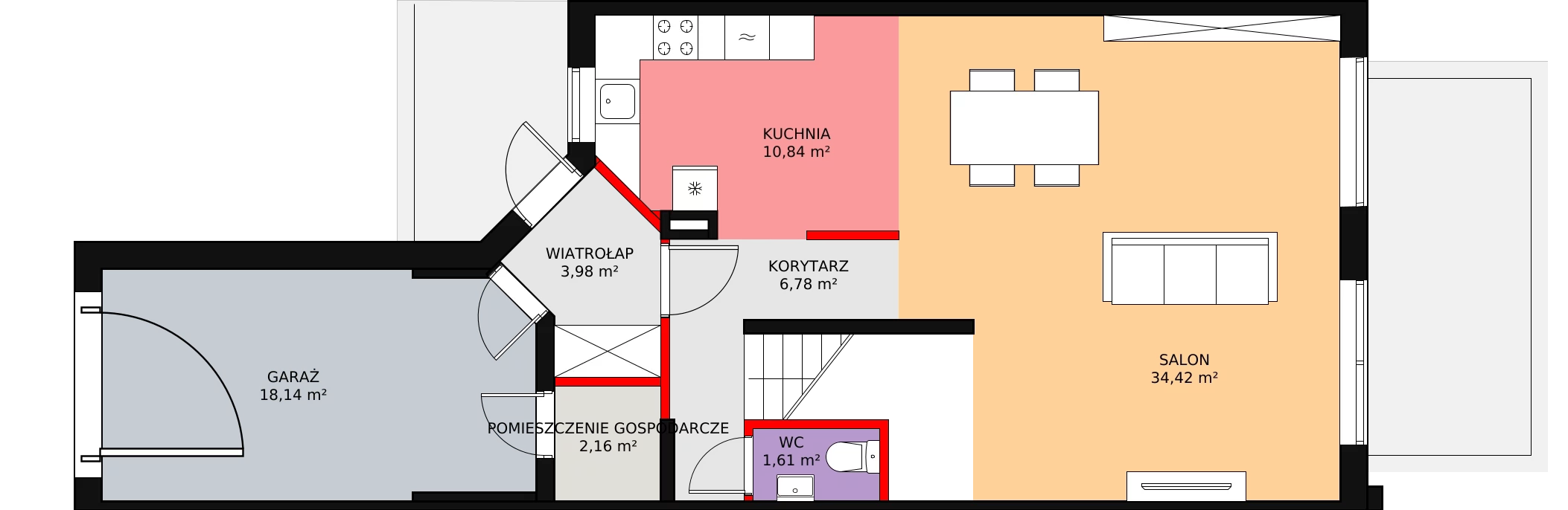 Mieszkanie 149,04 m², parter, oferta nr 10B, Szeroka 140, Warszawa, Rembertów, ul. Szeroka 140