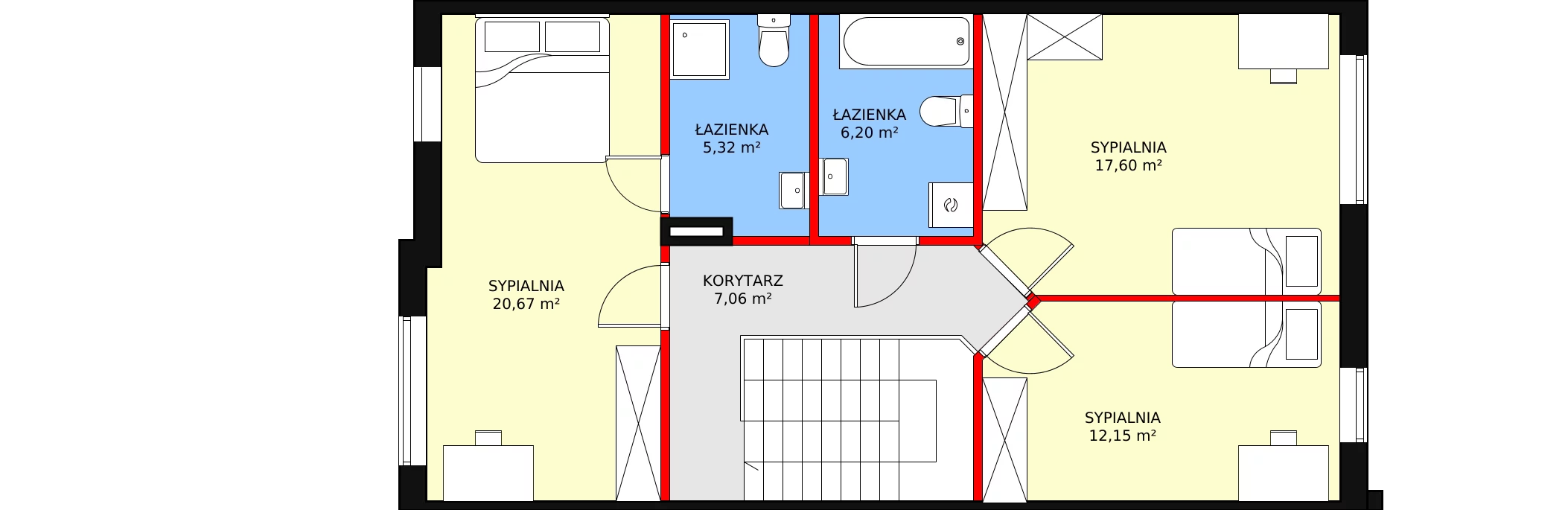 Mieszkanie 149,04 m², parter, oferta nr 10B, Szeroka 140, Warszawa, Rembertów, ul. Szeroka 140