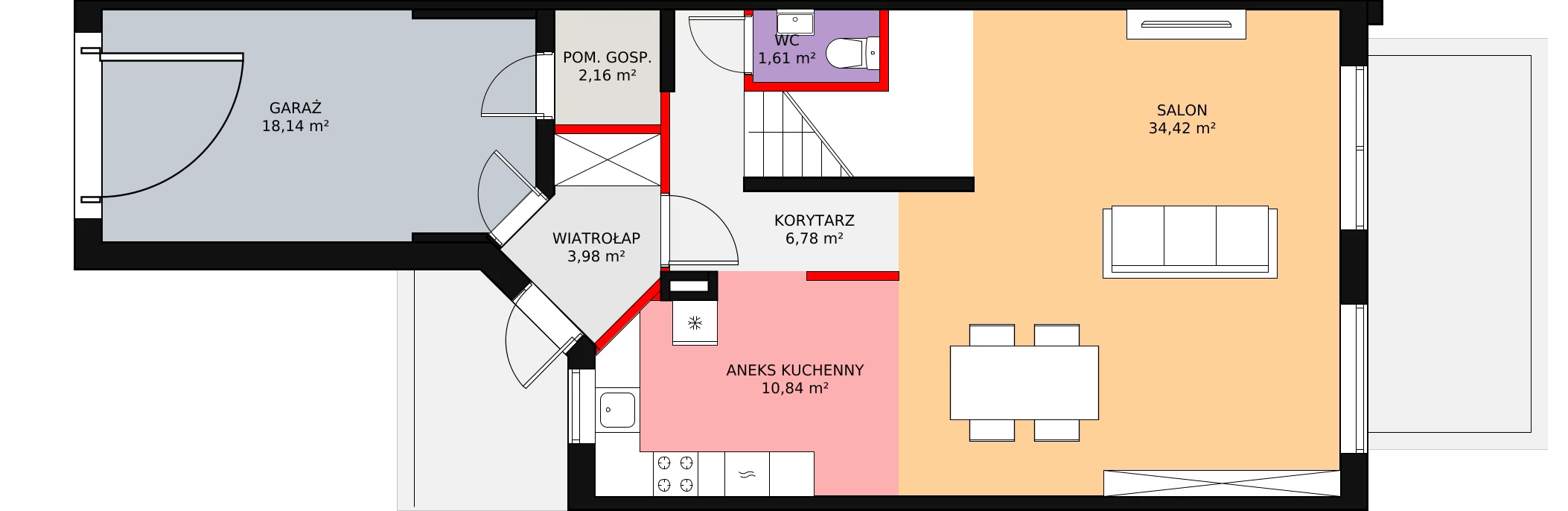 Mieszkanie 149,04 m², parter, oferta nr 10C, Szeroka 140, Warszawa, Rembertów, ul. Szeroka 140