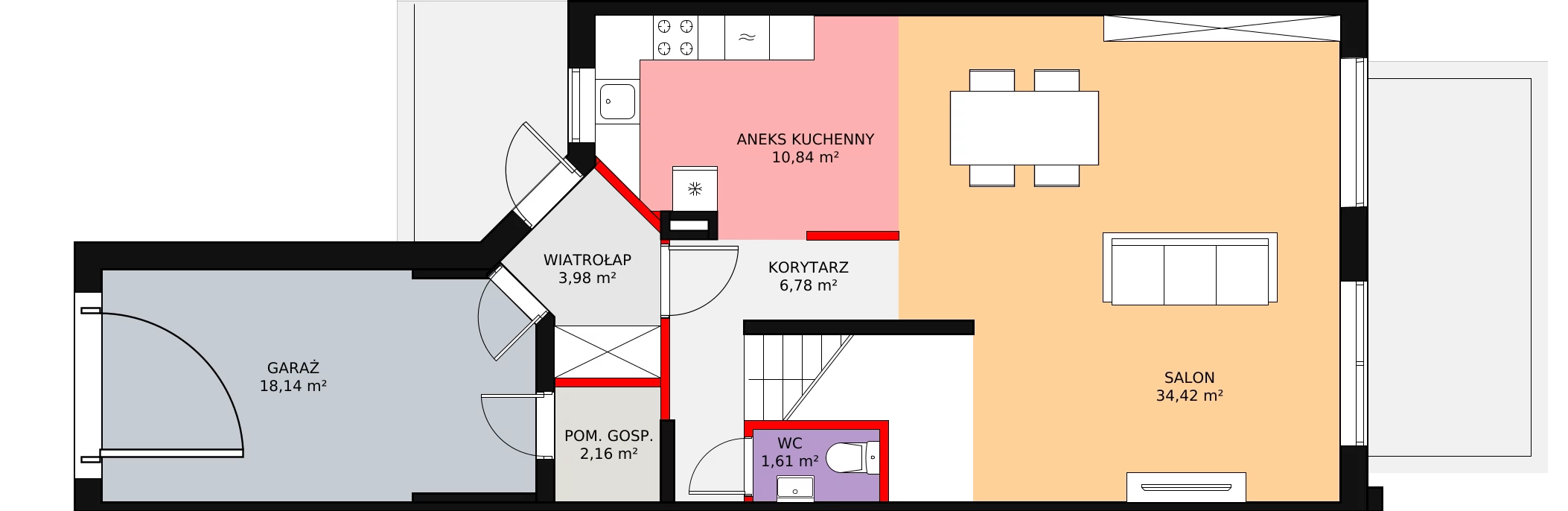 Mieszkanie 149,04 m², parter, oferta nr 12B, Szeroka 140, Warszawa, Rembertów, ul. Szeroka 140