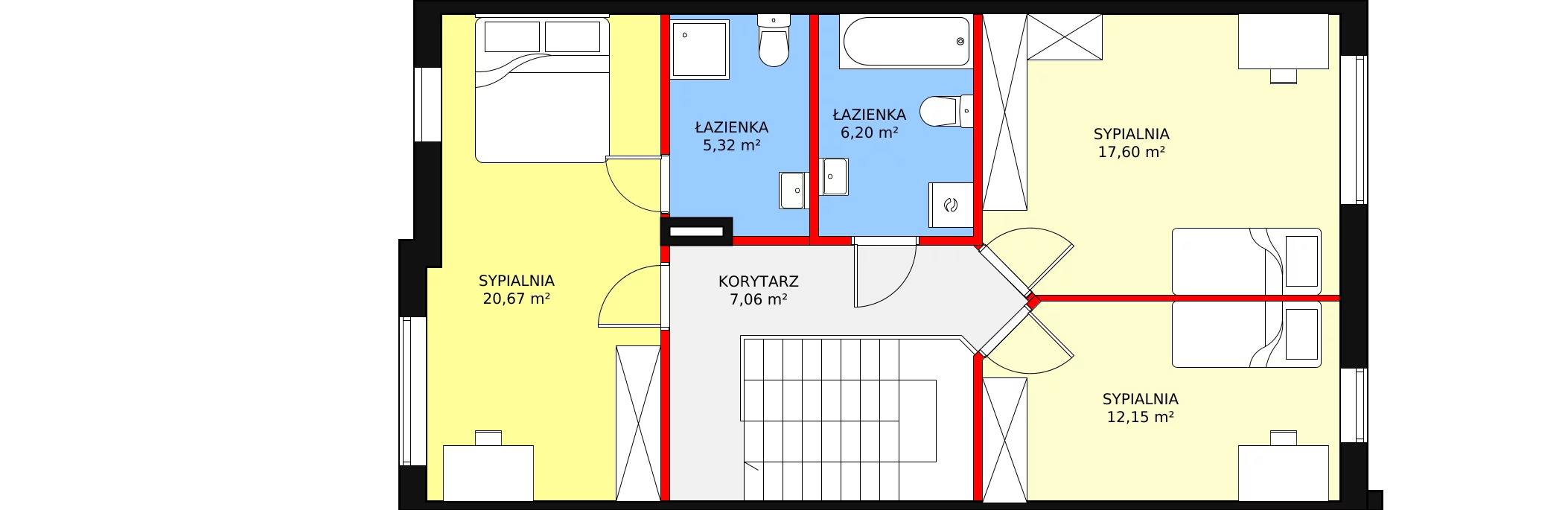 Mieszkanie 149,04 m², parter, oferta nr 12B, Szeroka 140, Warszawa, Rembertów, ul. Szeroka 140