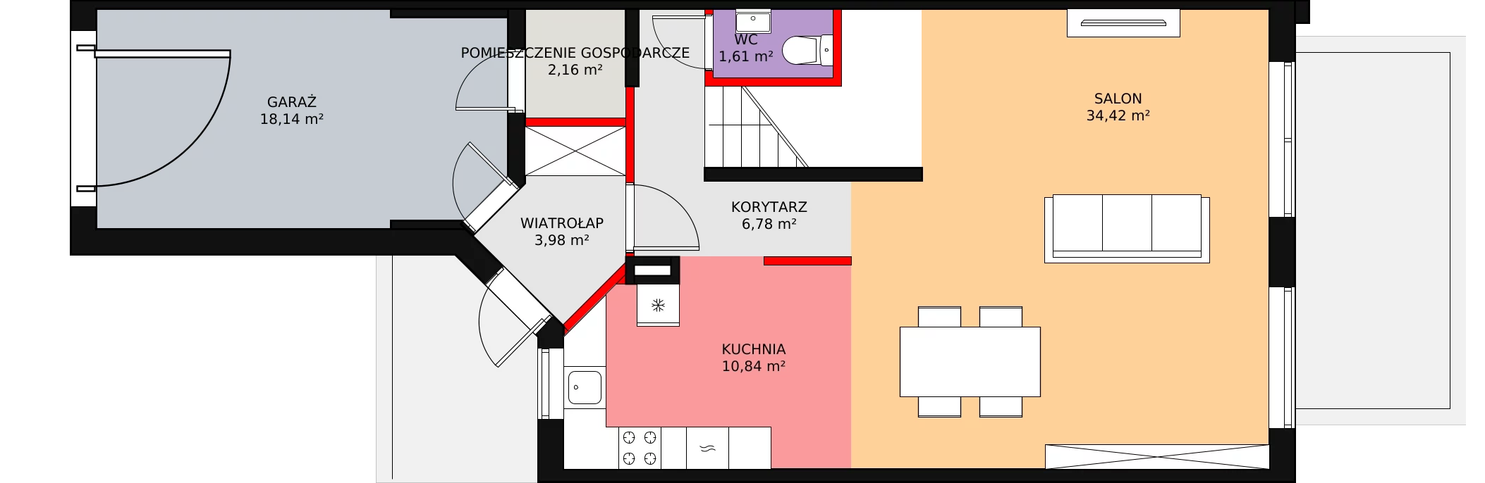 Mieszkanie 149,04 m², parter, oferta nr 12C, Szeroka 140, Warszawa, Rembertów, ul. Szeroka 140