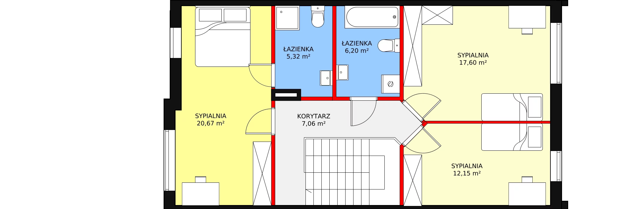 Mieszkanie 149,04 m², parter, oferta nr 14B, Szeroka 140, Warszawa, Rembertów, ul. Szeroka 140