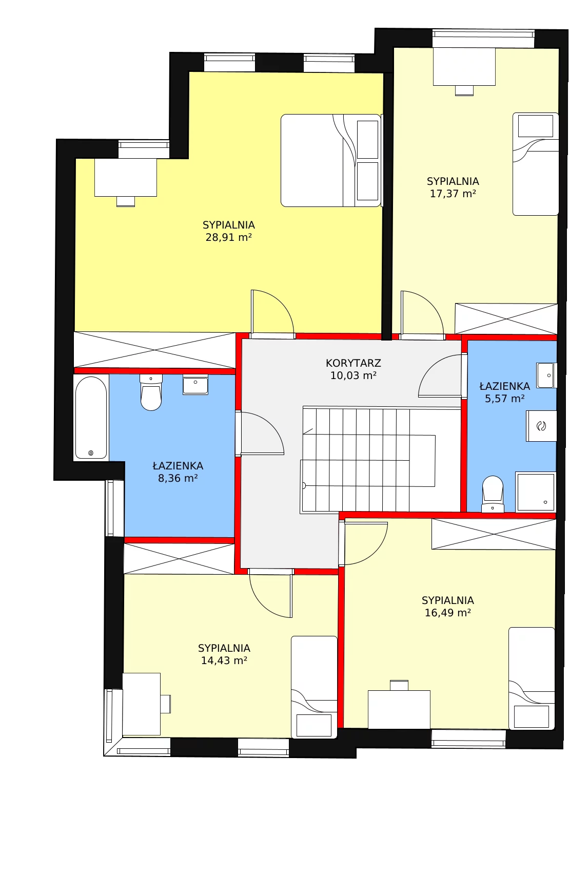 6 pokoi, mieszkanie 201,53 m², parter, oferta nr 16A, Szeroka 140, Warszawa, Rembertów, ul. Szeroka 140