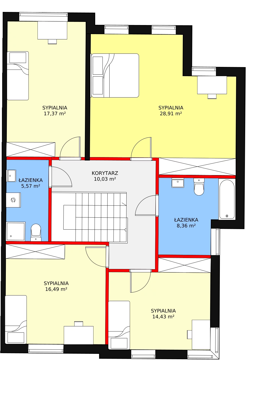 6 pokoi, mieszkanie 201,53 m², parter, oferta nr 16B, Szeroka 140, Warszawa, Rembertów, ul. Szeroka 140