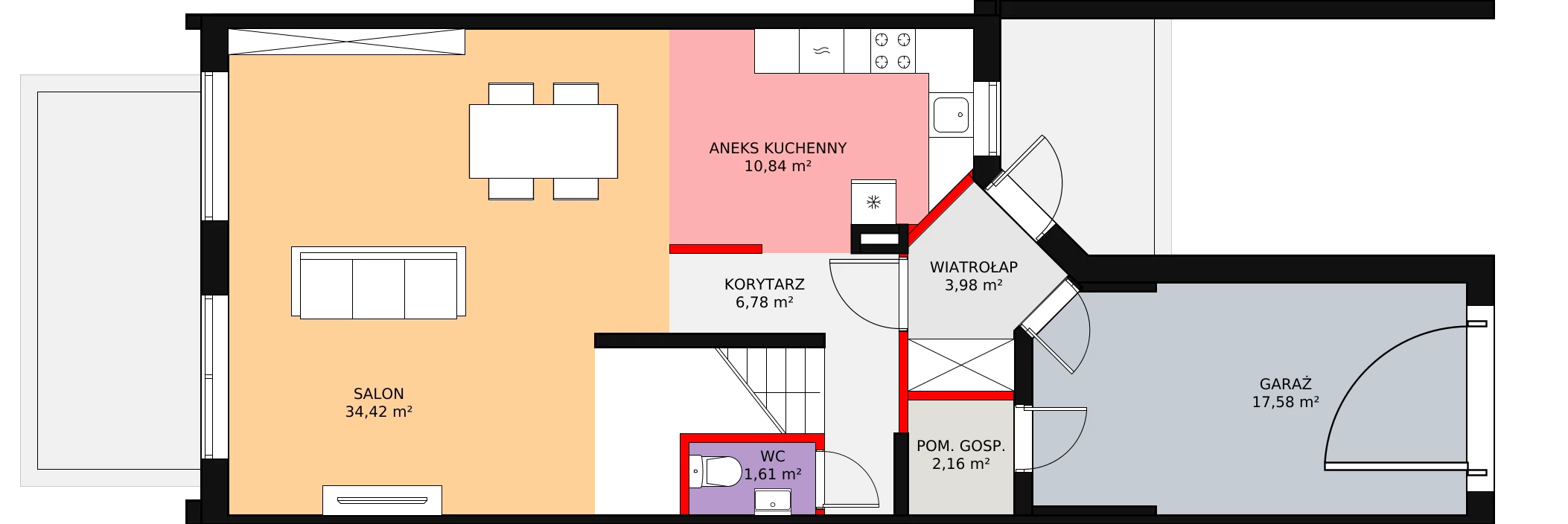 Mieszkanie 149,04 m², parter, oferta nr 17B, Szeroka 140, Warszawa, Rembertów, ul. Szeroka 140