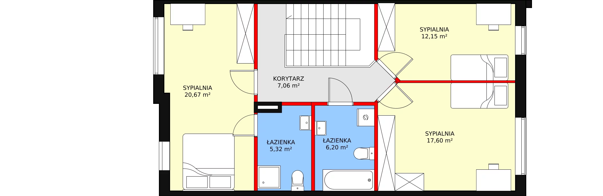 Mieszkanie 149,04 m², parter, oferta nr 4C, Szeroka 140, Warszawa, Rembertów, ul. Szeroka 140