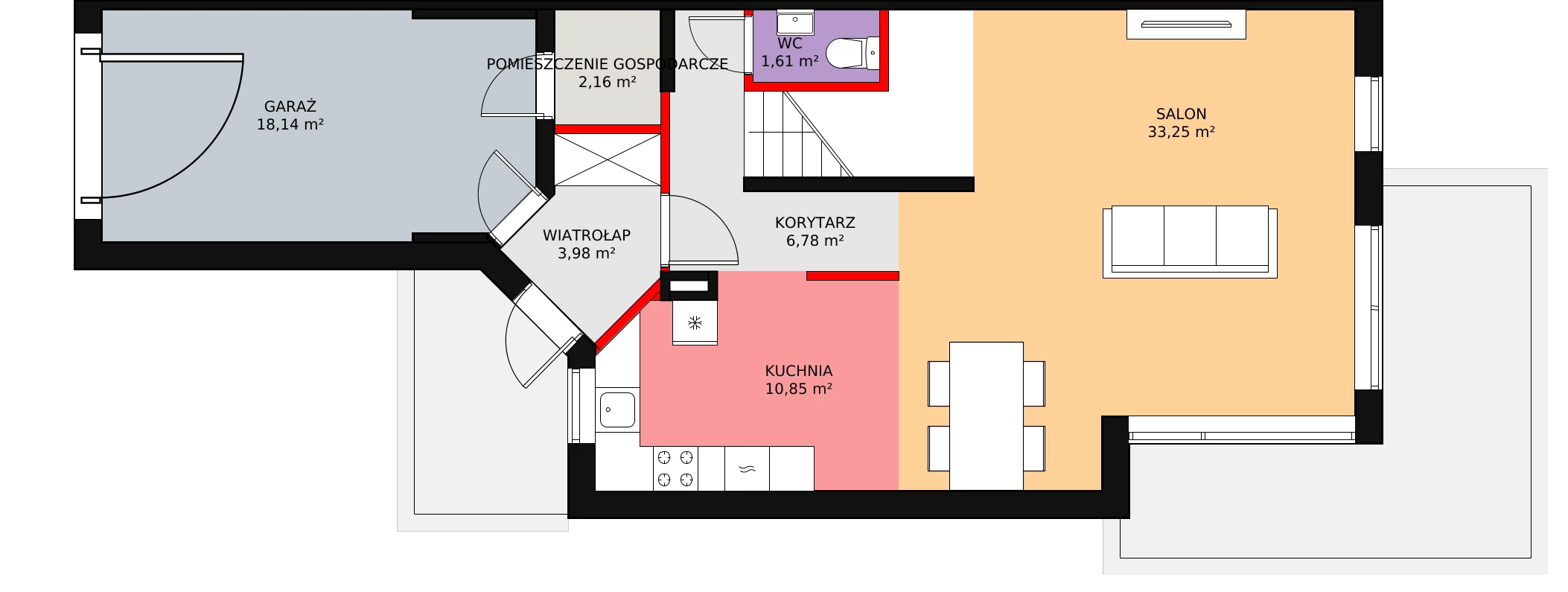 Mieszkanie 143,75 m², parter, oferta nr 6A, Szeroka 140, Warszawa, Rembertów, ul. Szeroka 140