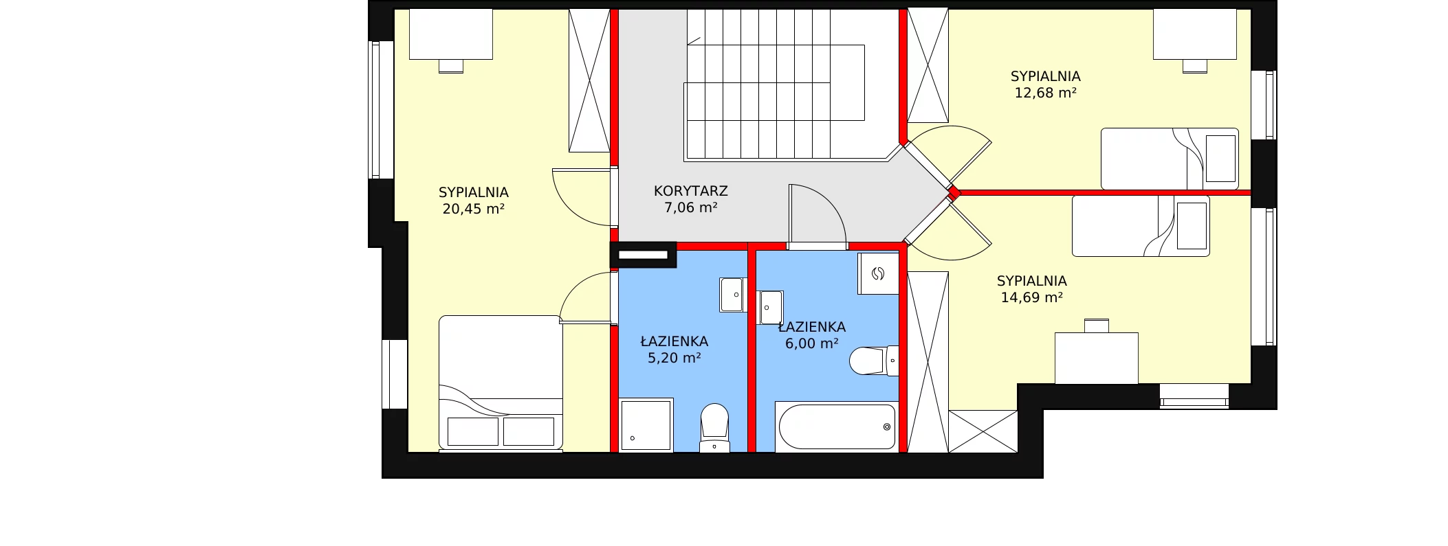 Mieszkanie 143,75 m², parter, oferta nr 6A, Szeroka 140, Warszawa, Rembertów, ul. Szeroka 140