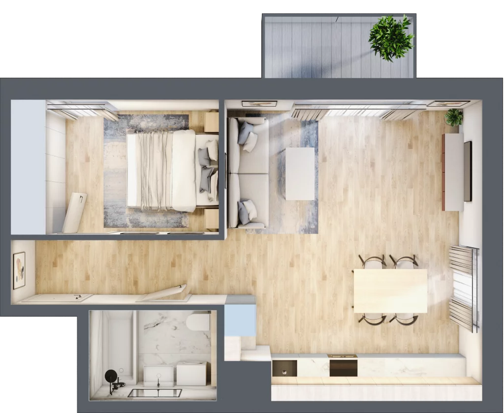 2 pokoje, mieszkanie 46,48 m², piętro 5, oferta nr C/170, Kijowska 17, Warszawa, Praga Północ, Szmulki, ul. Kijowska 17