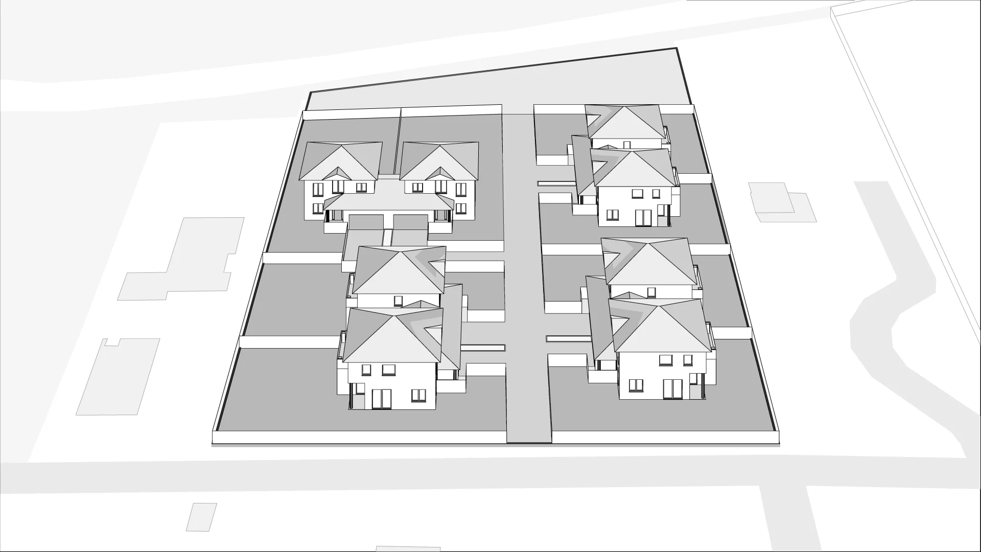 Wirtualna makieta 3D inwestycji Konstancin Riverside House