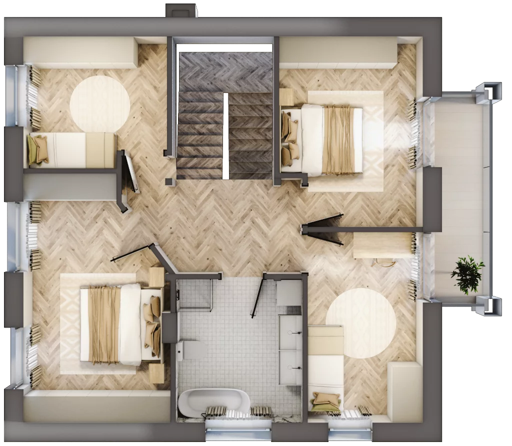 Dom i rezydencja 173,20 m², oferta nr M.1.1, Konstancin Riverside House, Chylice, ul. Nadrzeczna 24