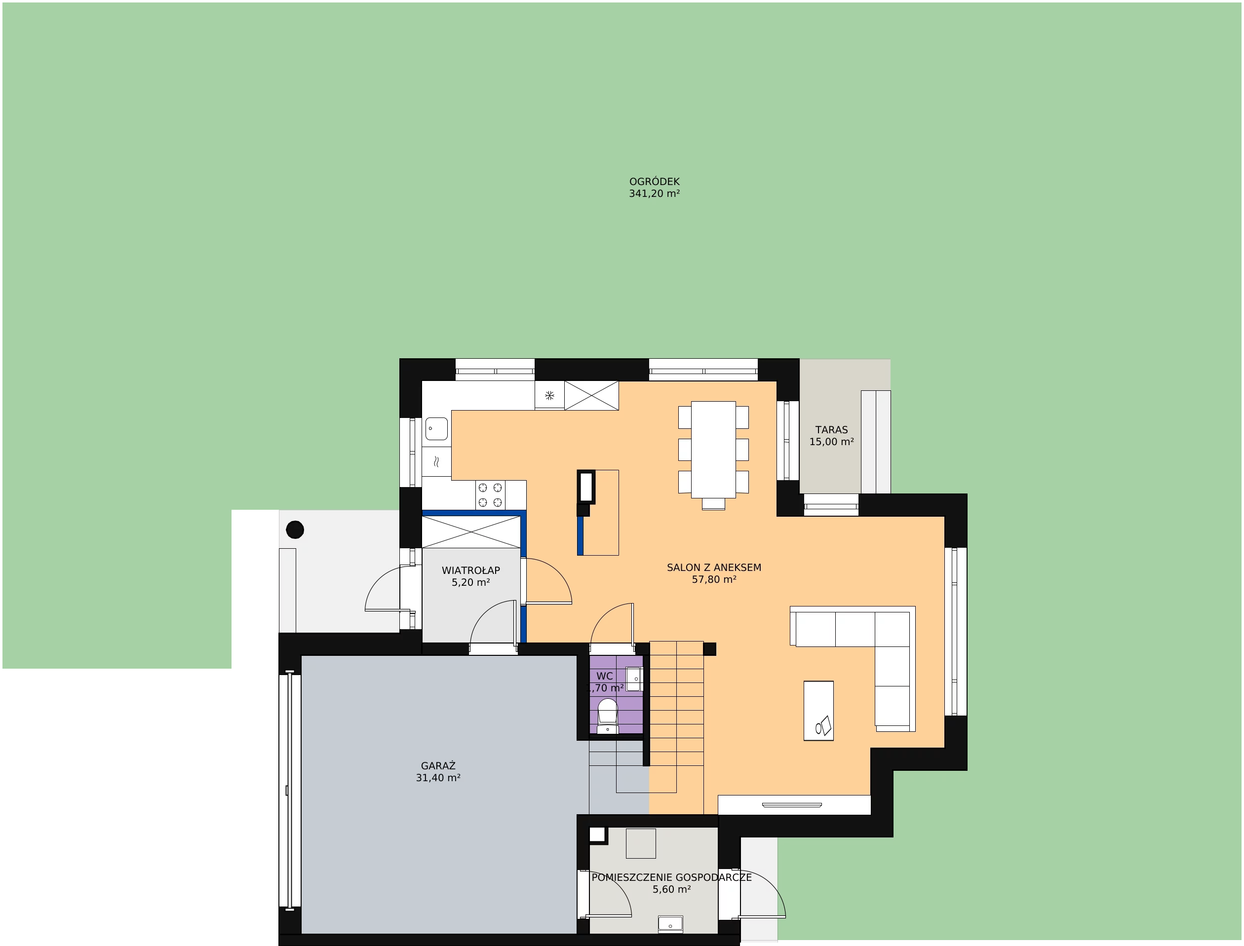 Zalety domu 173.2 m², M.1.2