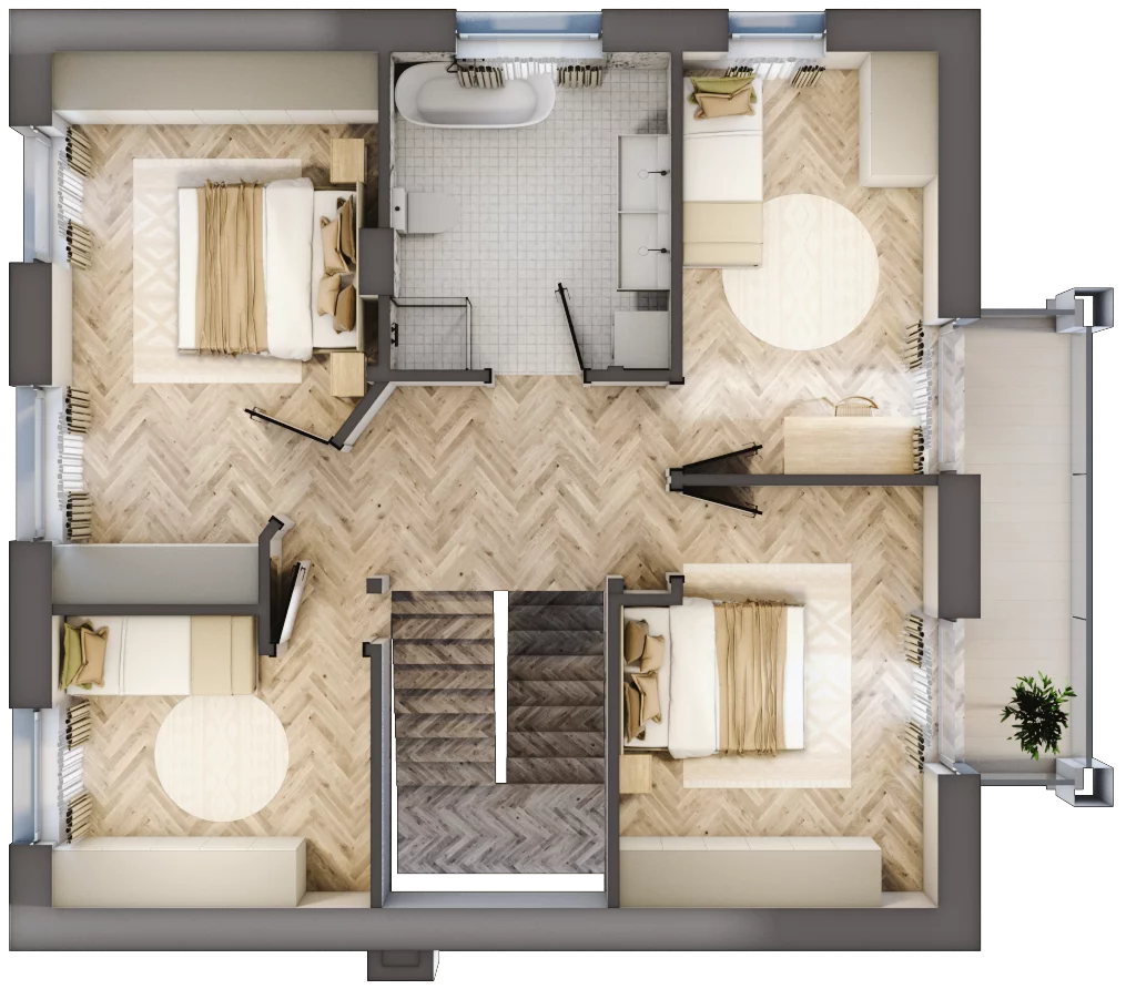 Dom 173,20 m², oferta nr M.1.2, Konstancin Riverside House, Chylice, ul. Nadrzeczna 24