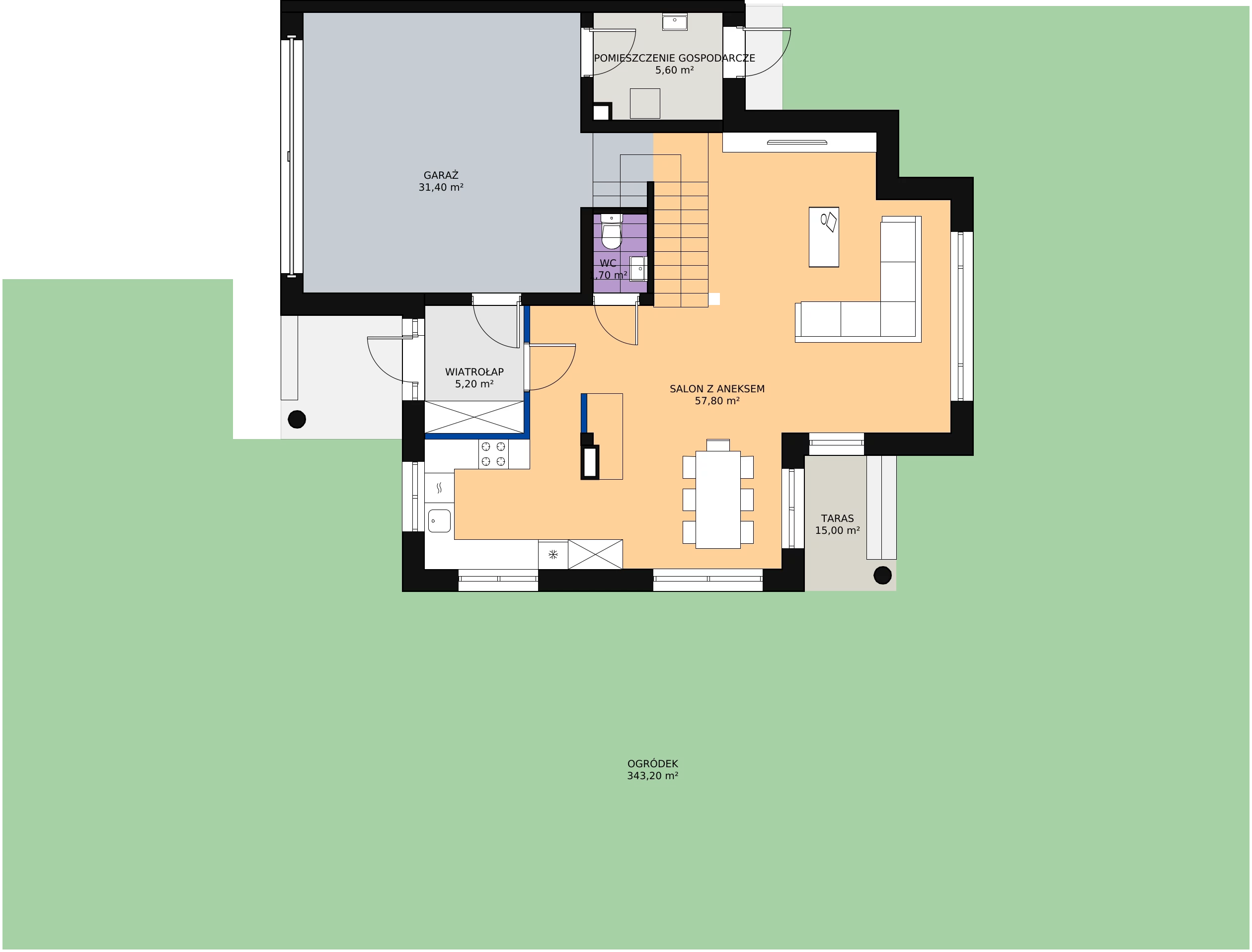 Zalety domu 173.2 m², M.2.1