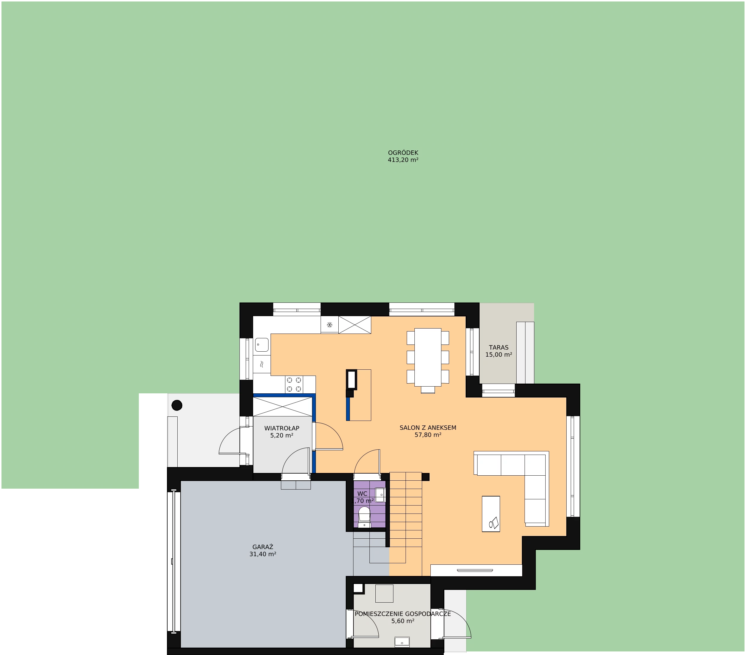 Zalety domu 173.2 m², M.2.2
