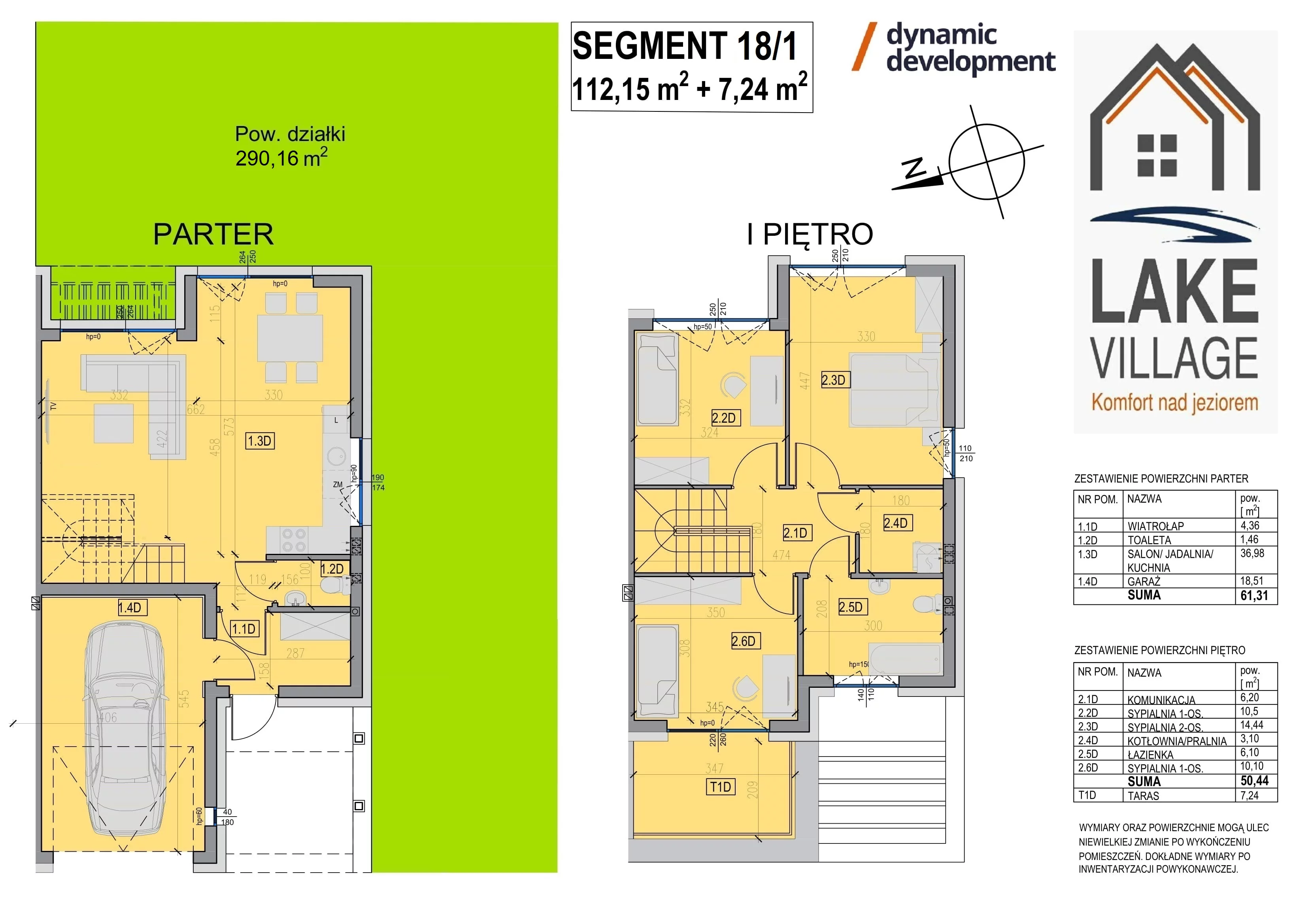 Dom 112,00 m², oferta nr D18/1, Lake Village Etap V, Nowa Wola, ul. Malwy 18-32