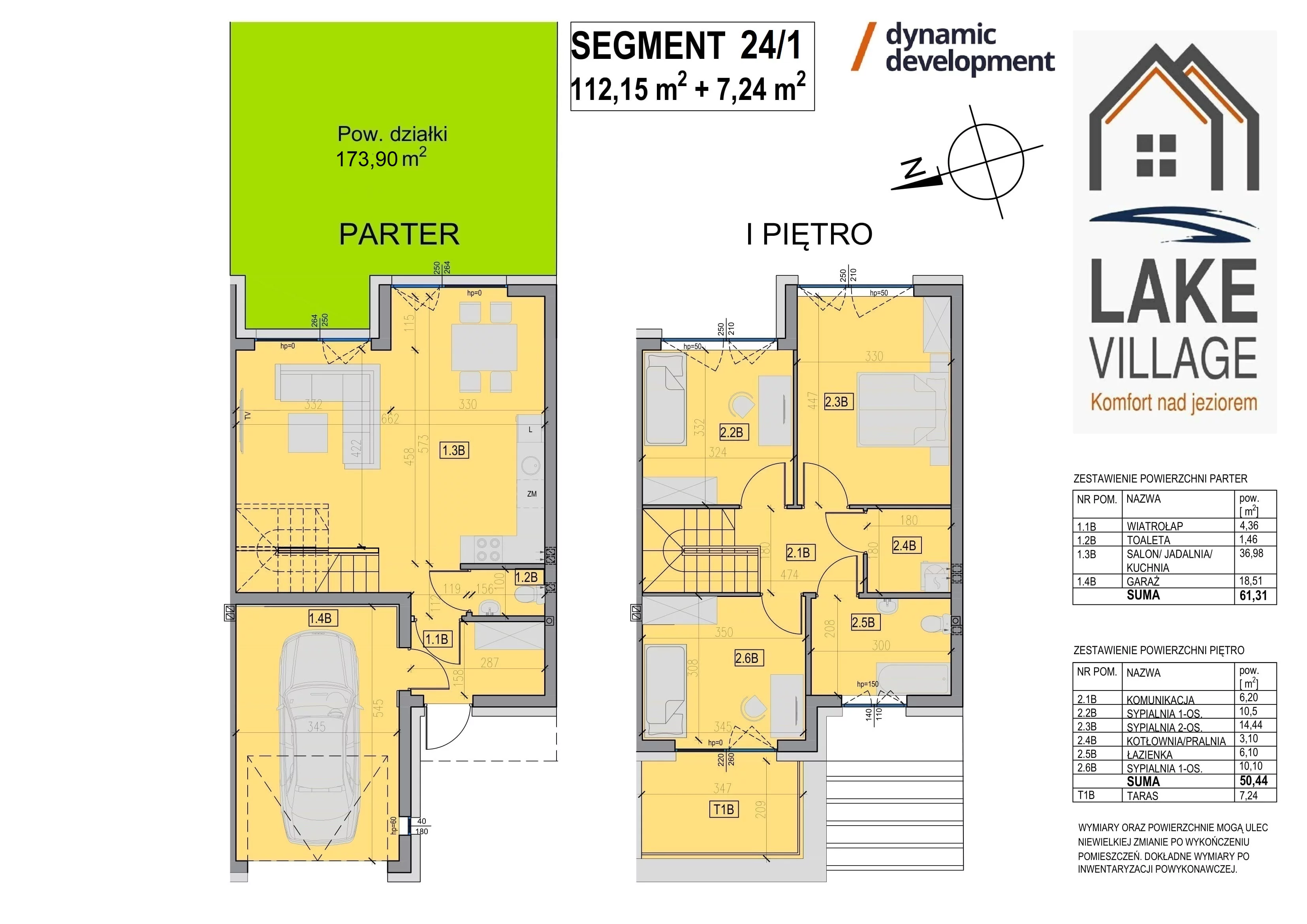 Dom 112,00 m², oferta nr D24/1, Lake Village Etap V, Nowa Wola, ul. Malwy 18-32