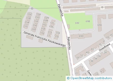 Lokalizacja mieszkania 60.95 m², 40