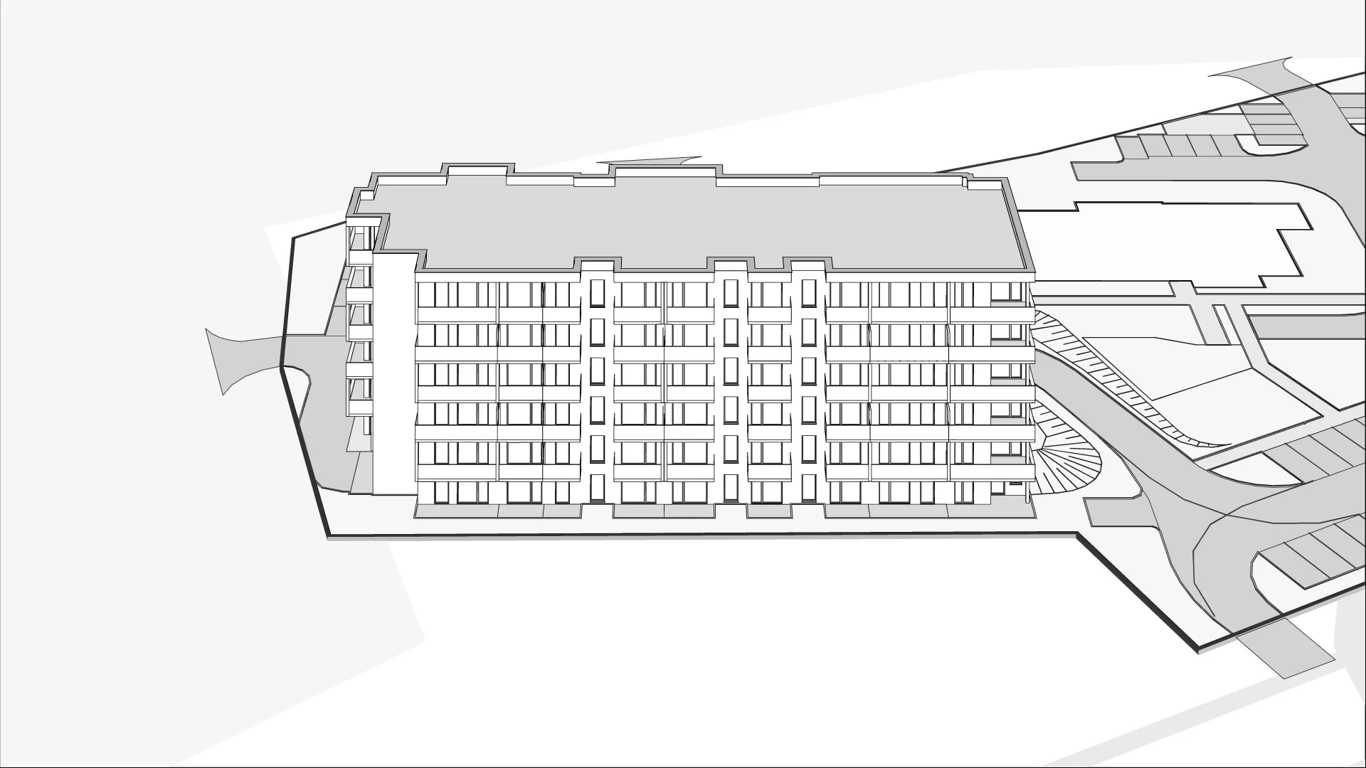 Wirtualna makieta 3D inwestycji Nowy Stok - Budynek nr 3