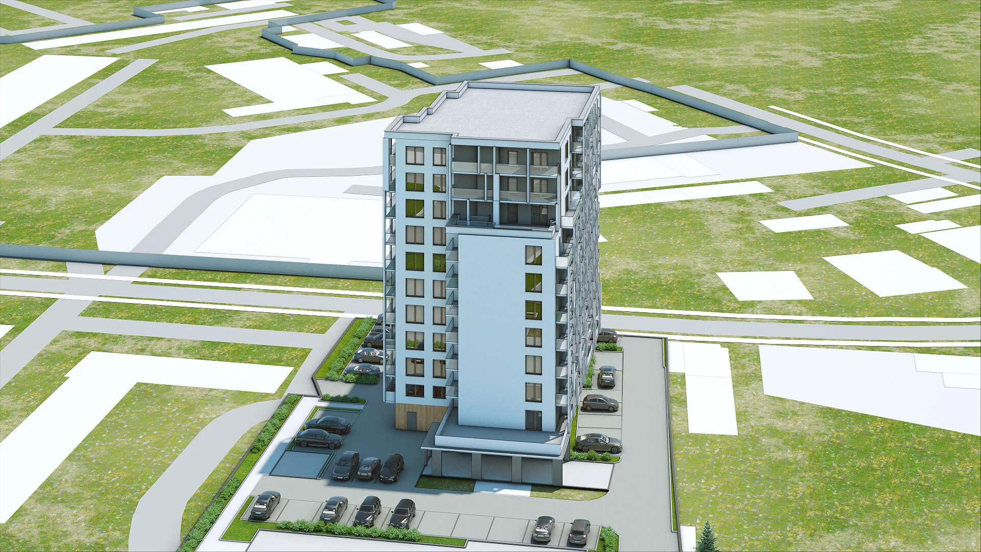 Wirtualna makieta 3D mieszkania 27.86 m², A/A10-4-75