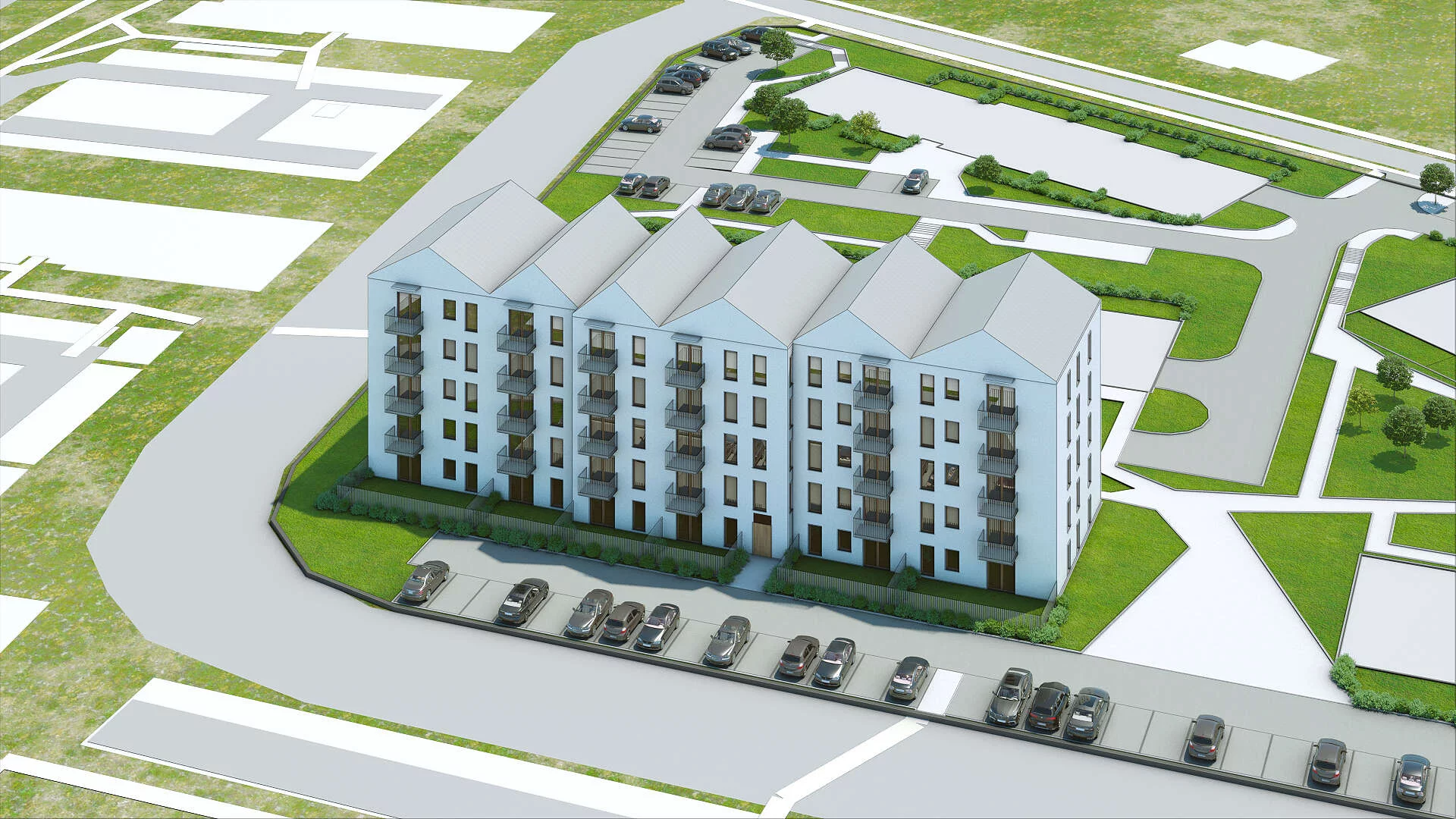 Wirtualna makieta 3D mieszkania 43.66 m², B.0.4