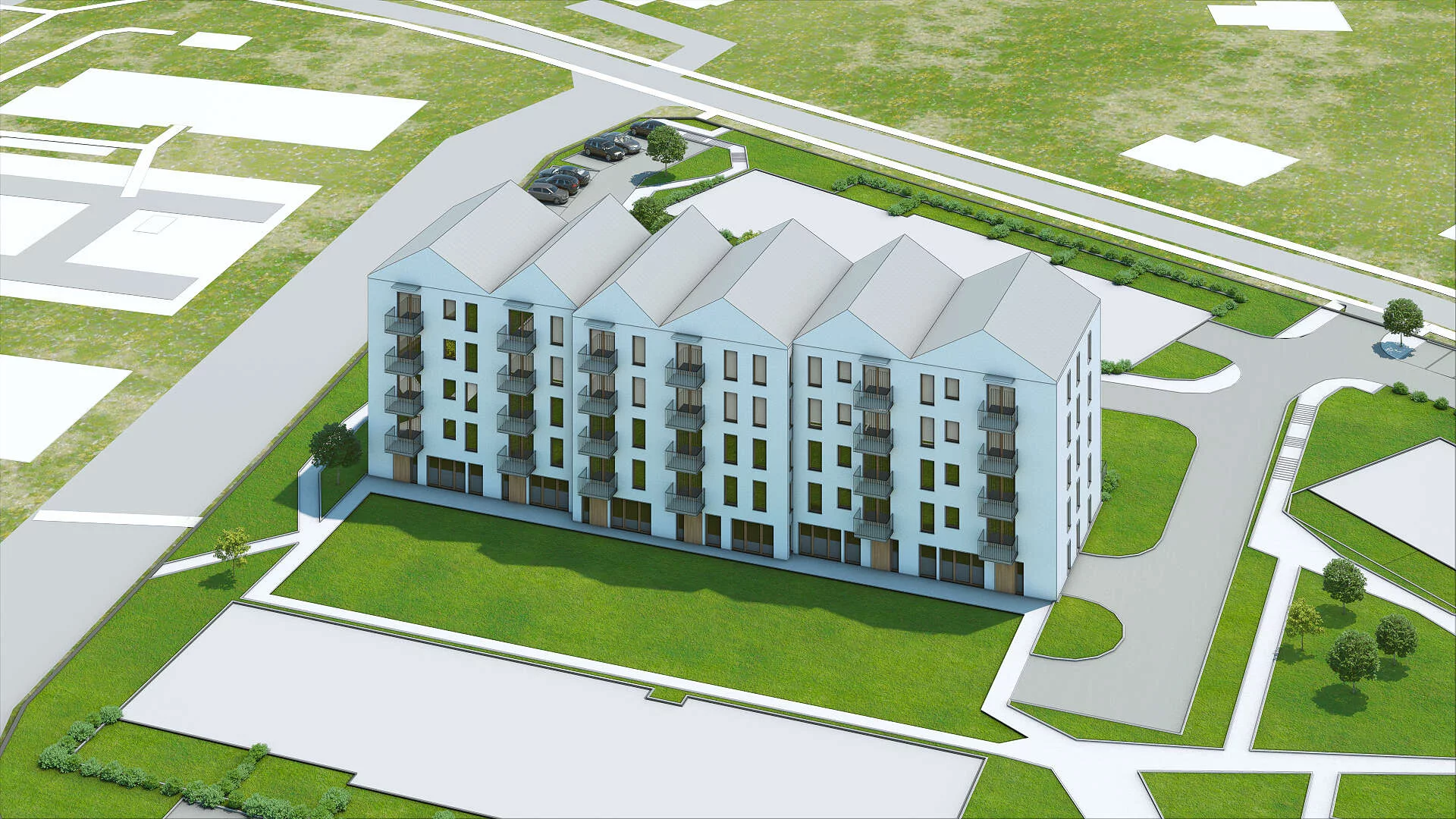 Wirtualna makieta 3D mieszkania 43.12 m², C.4.47