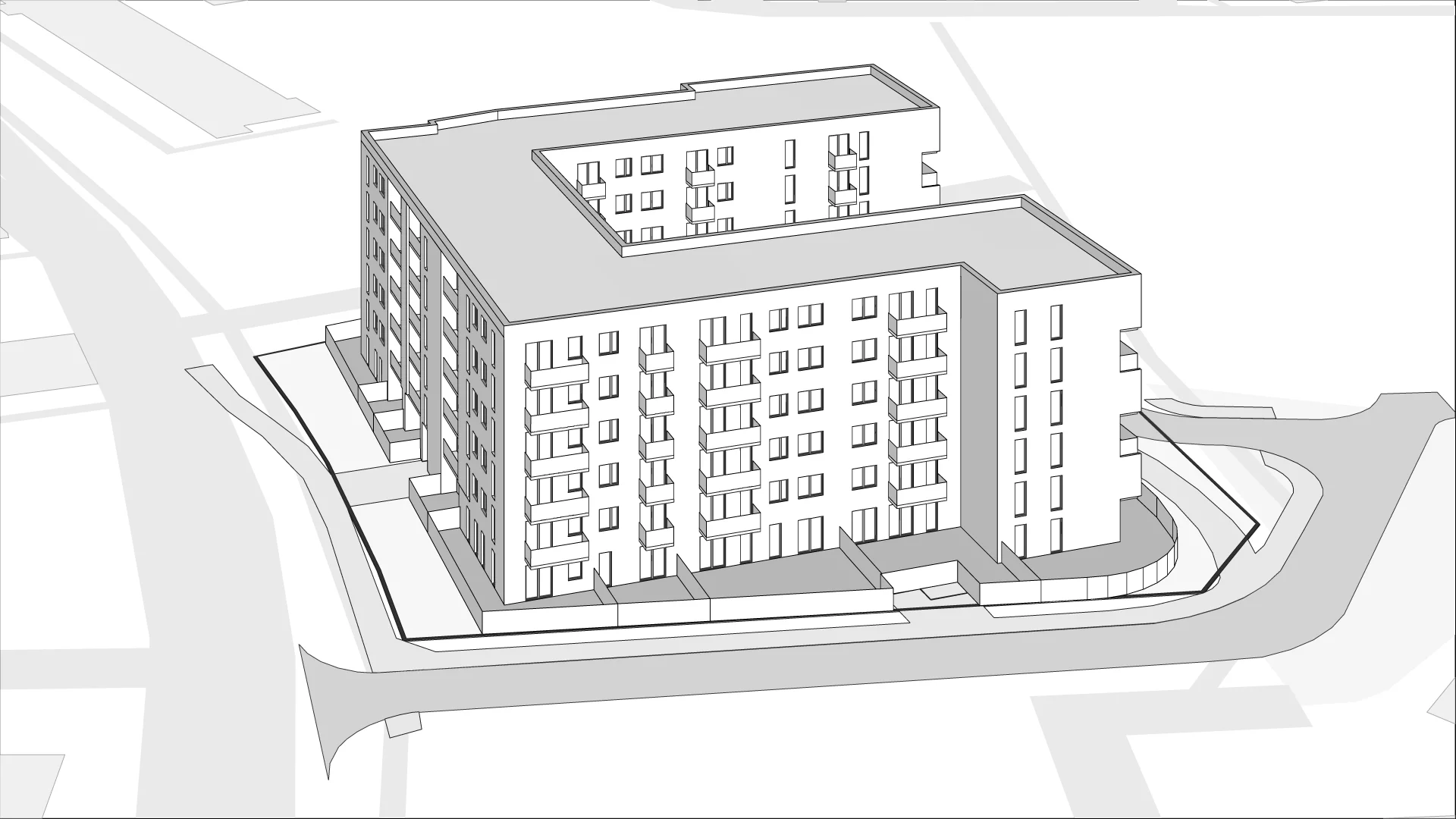 Wirtualna makieta 3D mieszkania 57.89 m², D66