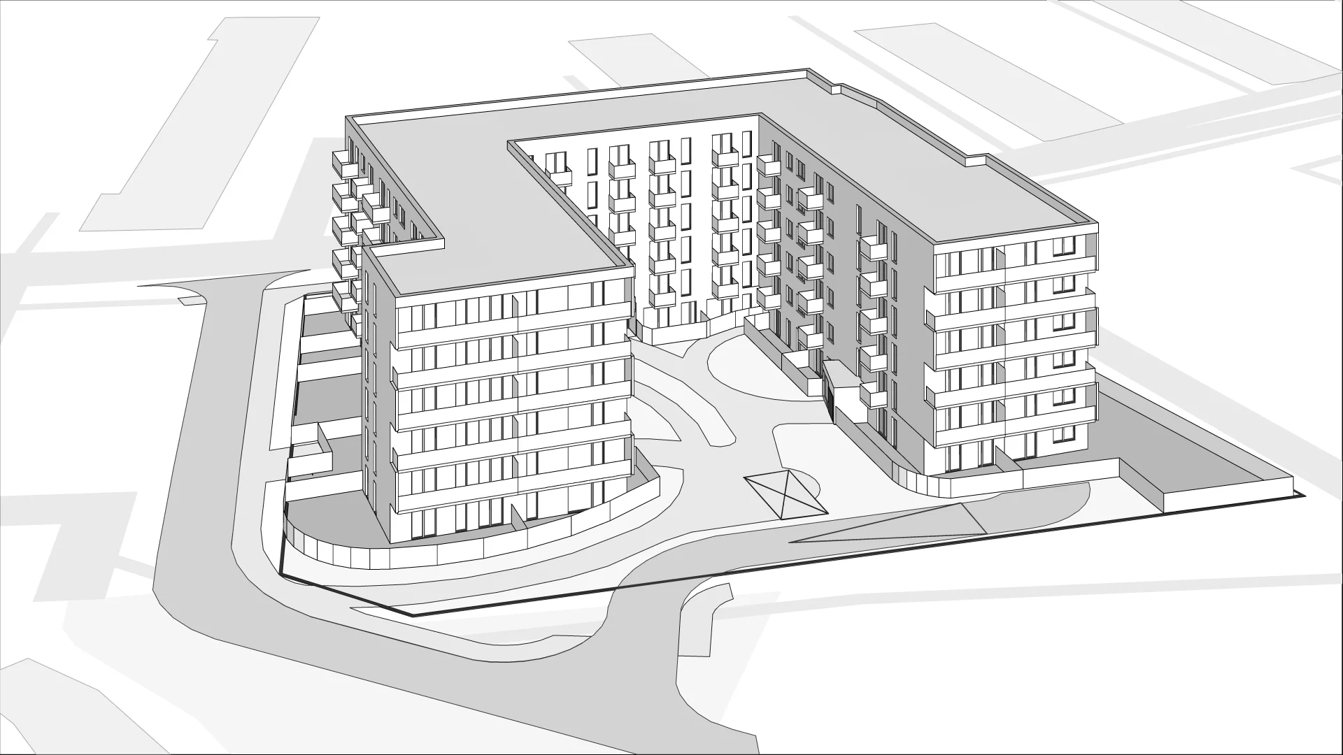 Wirtualna makieta 3D mieszkania 65.7 m², B42