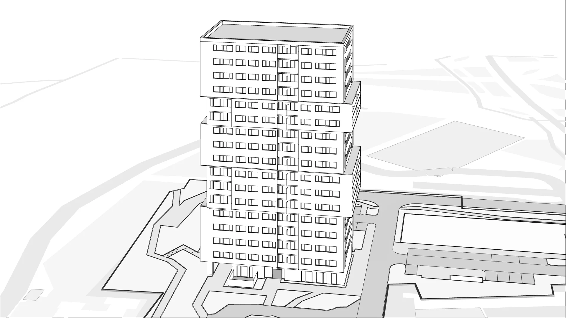 Wirtualna makieta 3D mieszkania 33.48 m², B.12.95