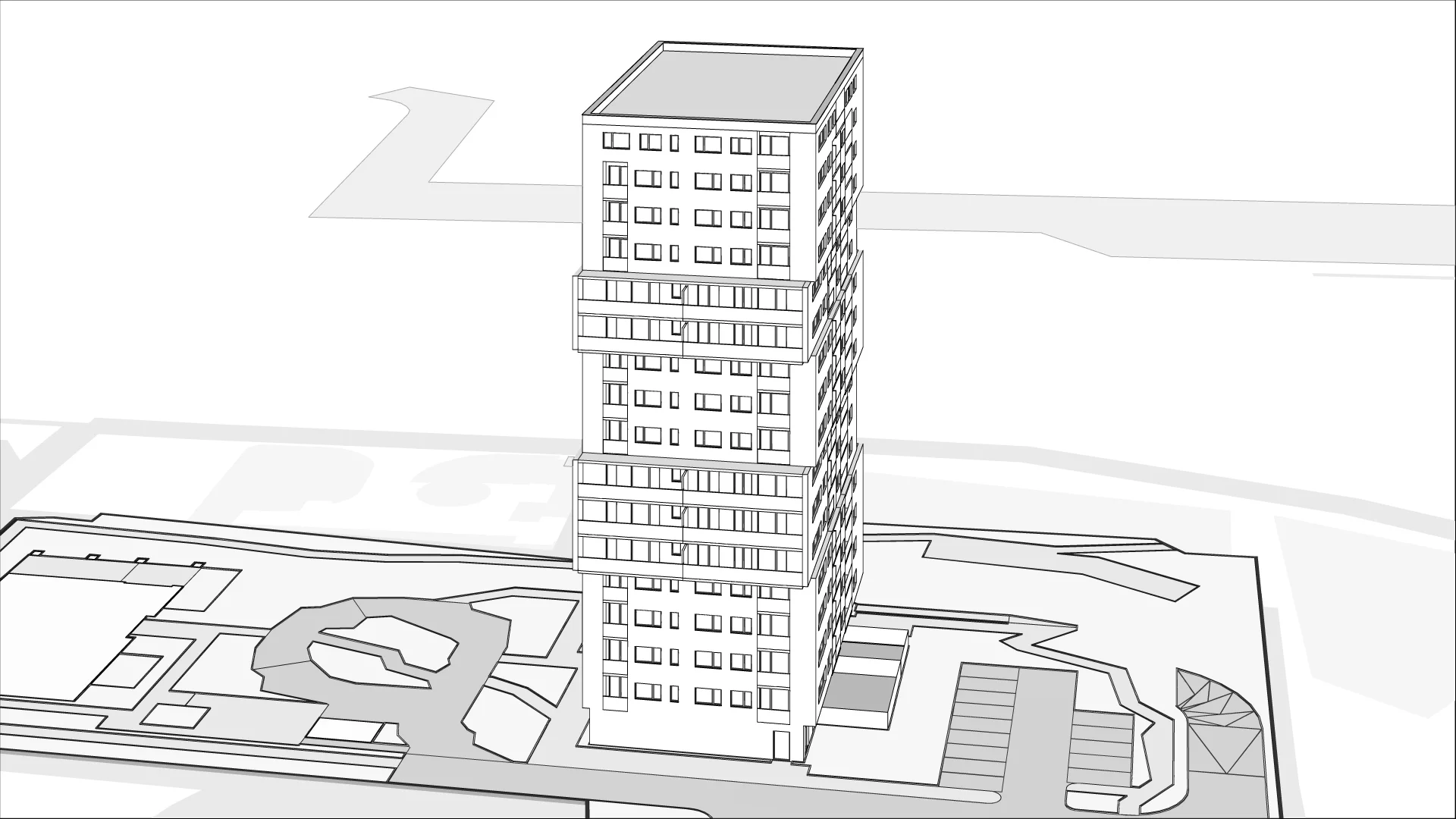 Wirtualna makieta 3D mieszkania 46.54 m², B.12.94